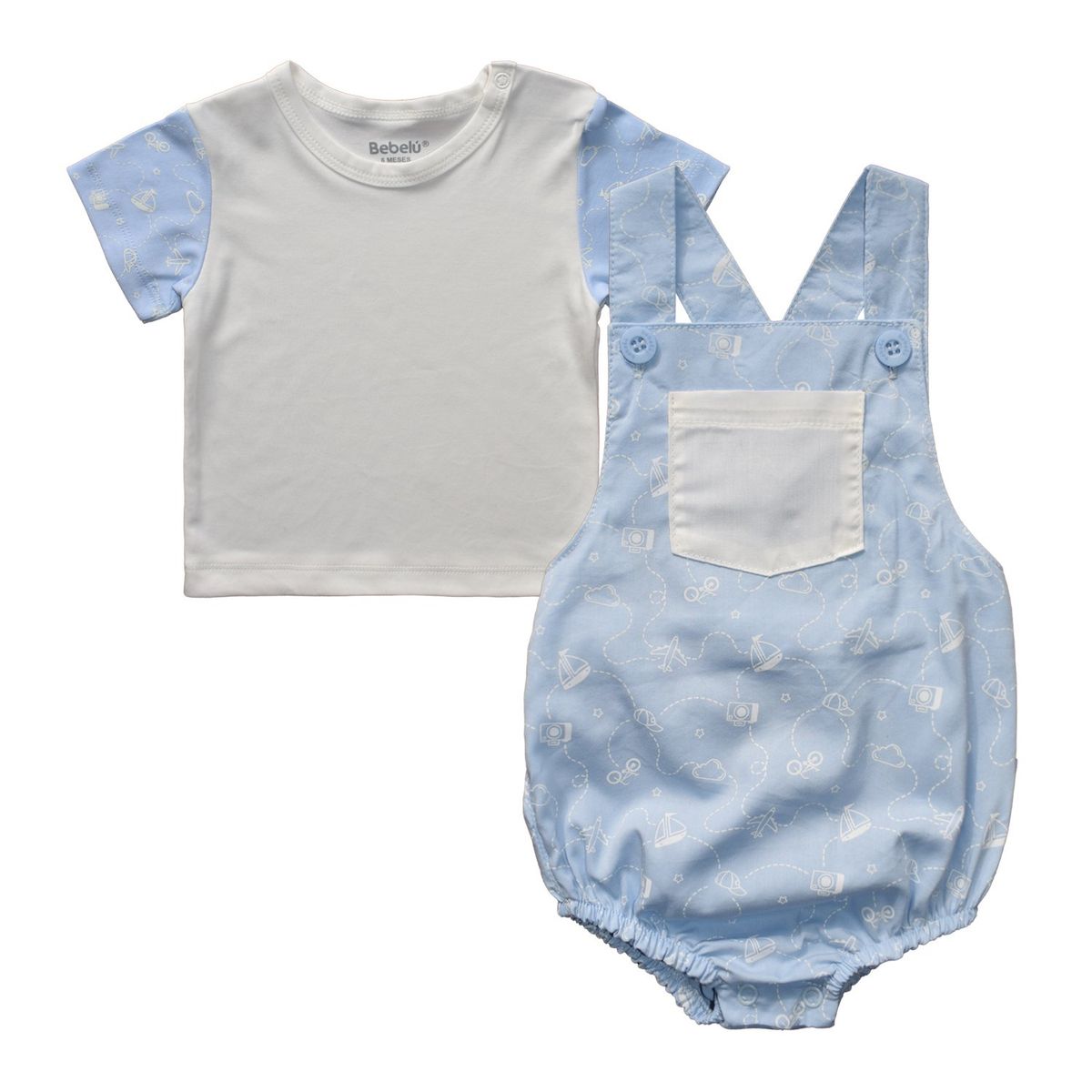 BEBELU - Conjunto Popelina Tony Para Niño Bebelú