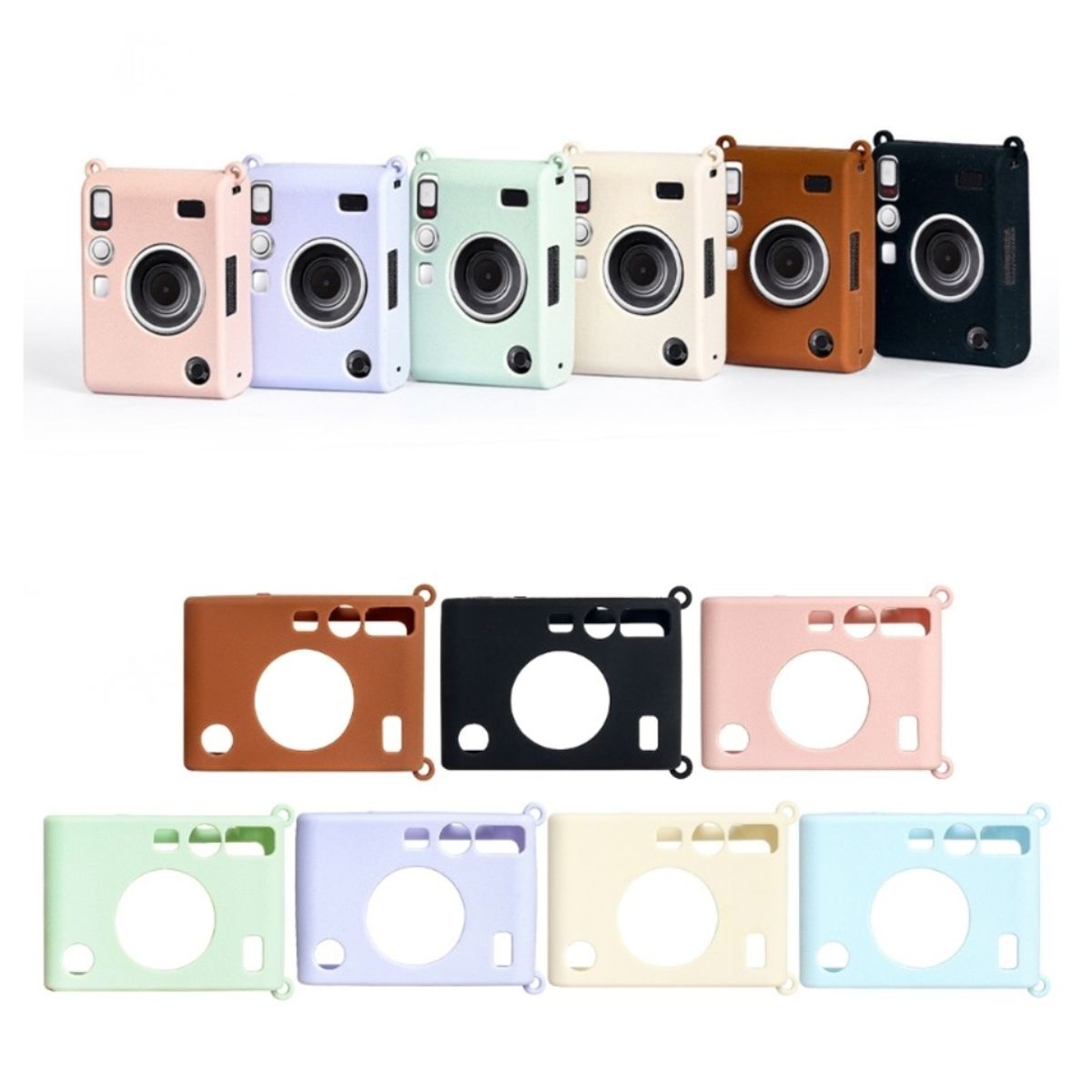 GENERICO - PROTECTOR DE SILICONA PARA CÁMARA INSTAX MINI EVO