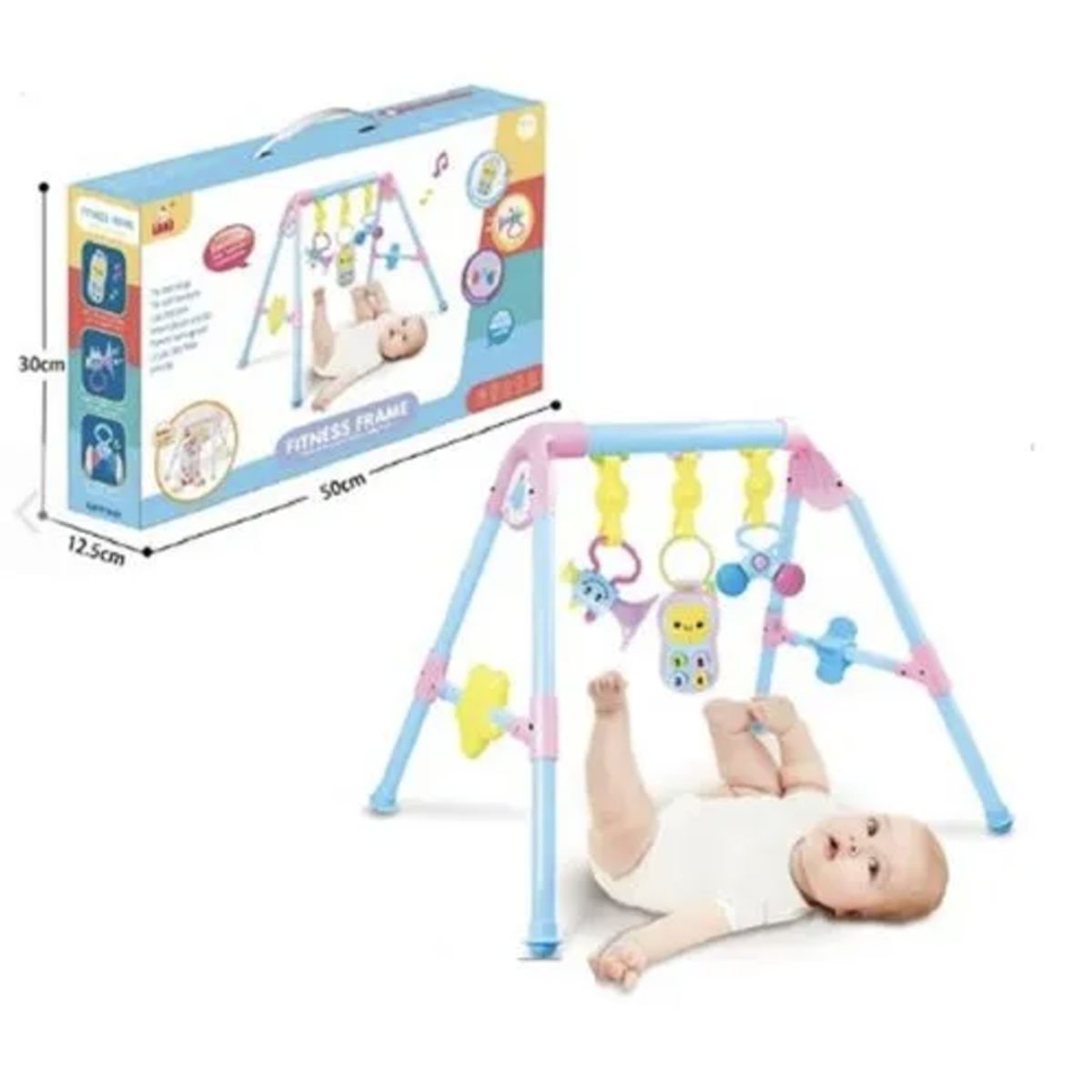 GENERICO - Gimnasio Multifuncional Arco Musical para Bebes 3+