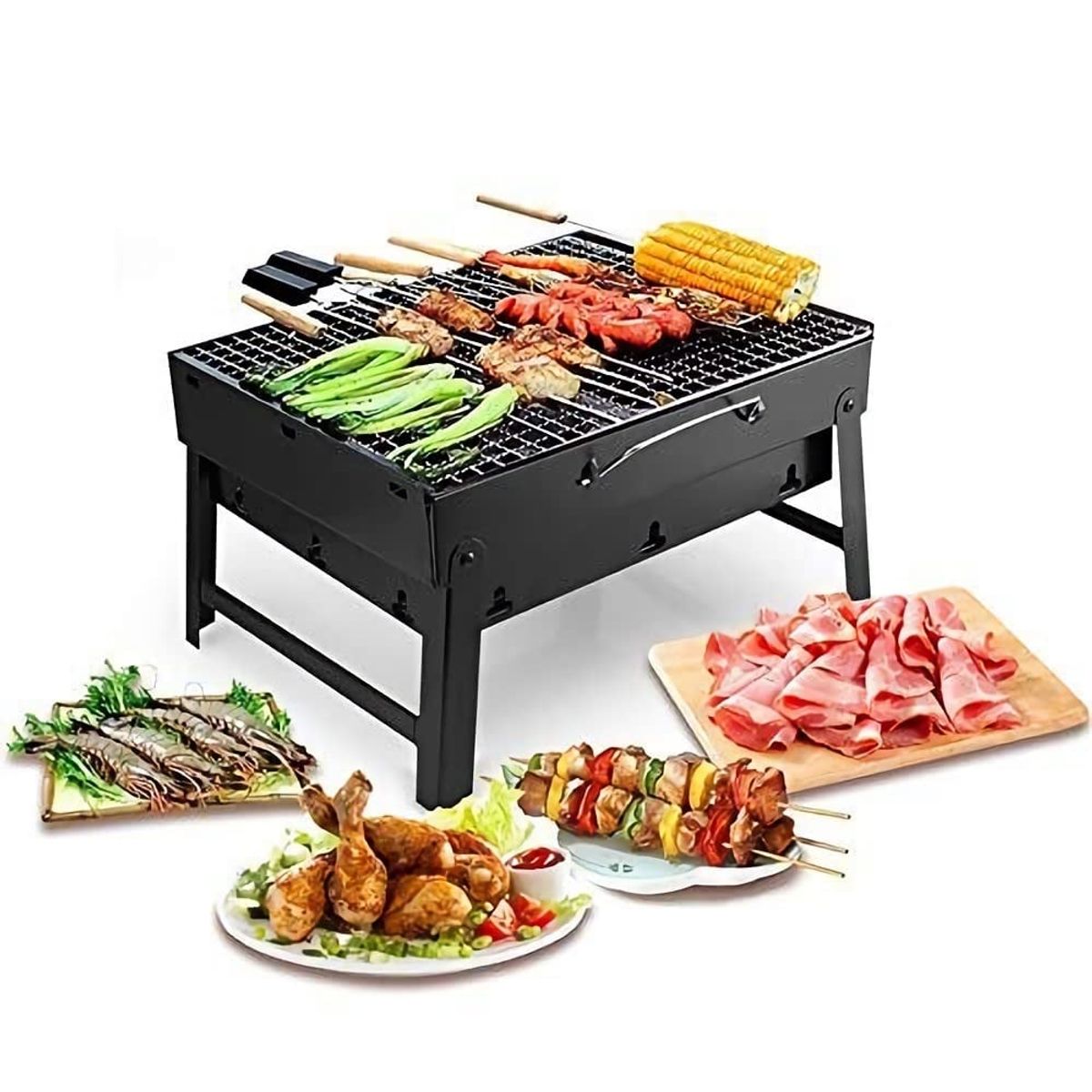 OEM - Parrilla Grill para Carbon Plegable Portatil Camping Jardin
