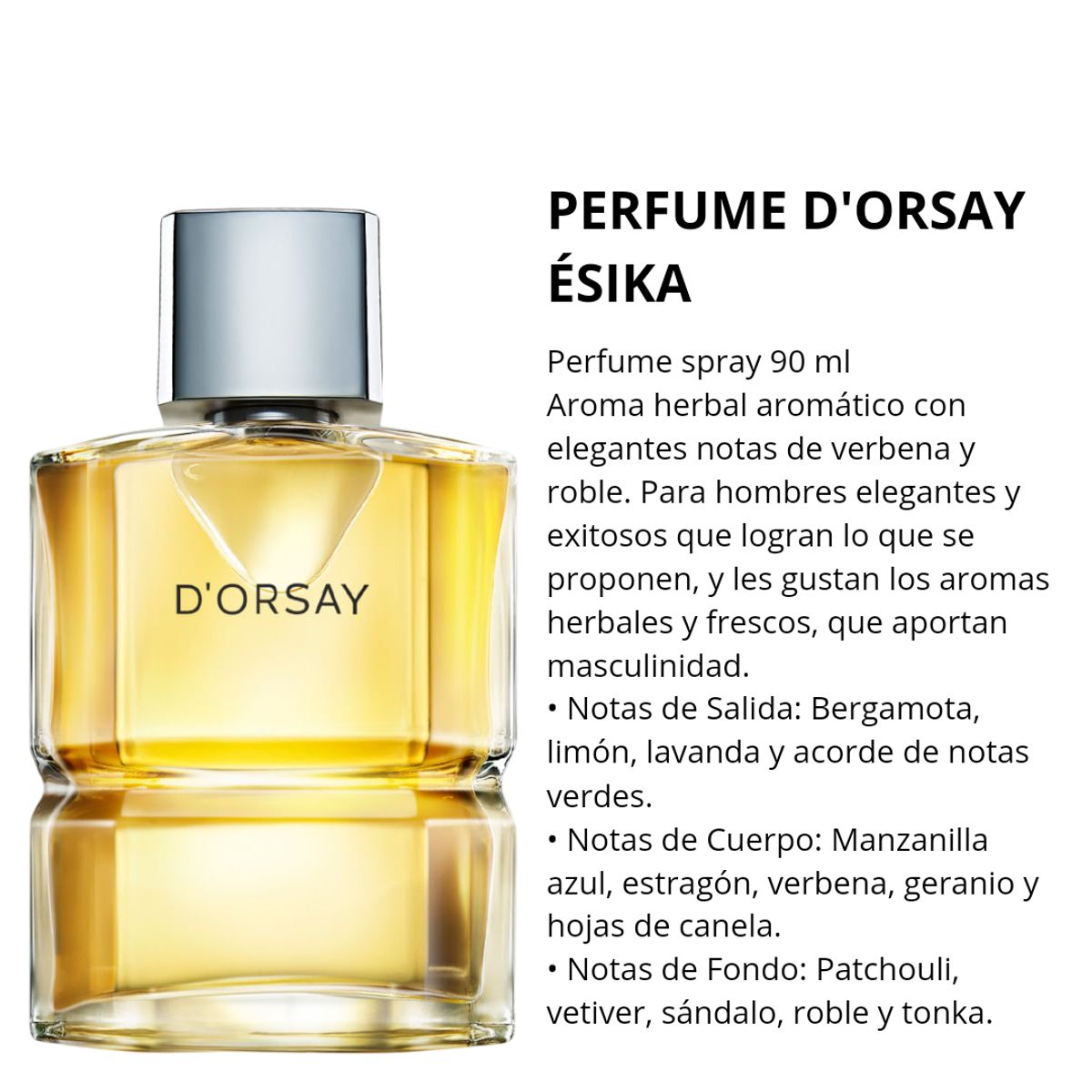 ESIKA - Perfume dorsay ésika spray 90 ml + deo + bolsa de regalo