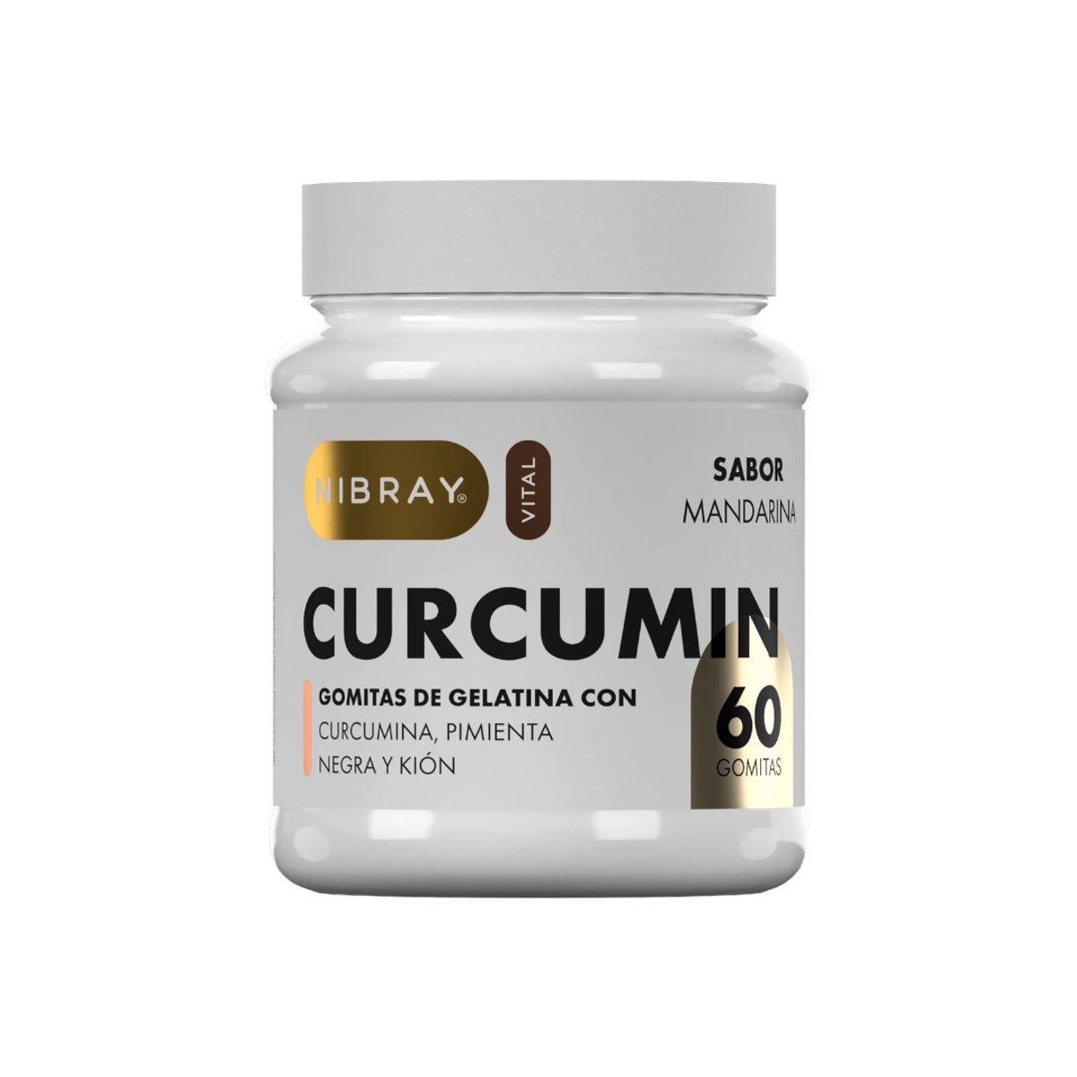 NIBRAY - Curcumin con Pimienta Negra y Kion Nibray Prime 2 Frascos