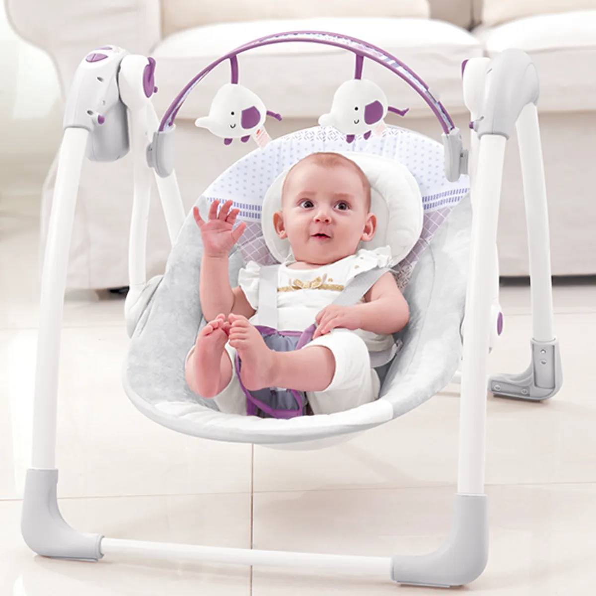 BABYKISS - MECEDORA ELECTRICA PORTATIL MUSICAL MASTELA