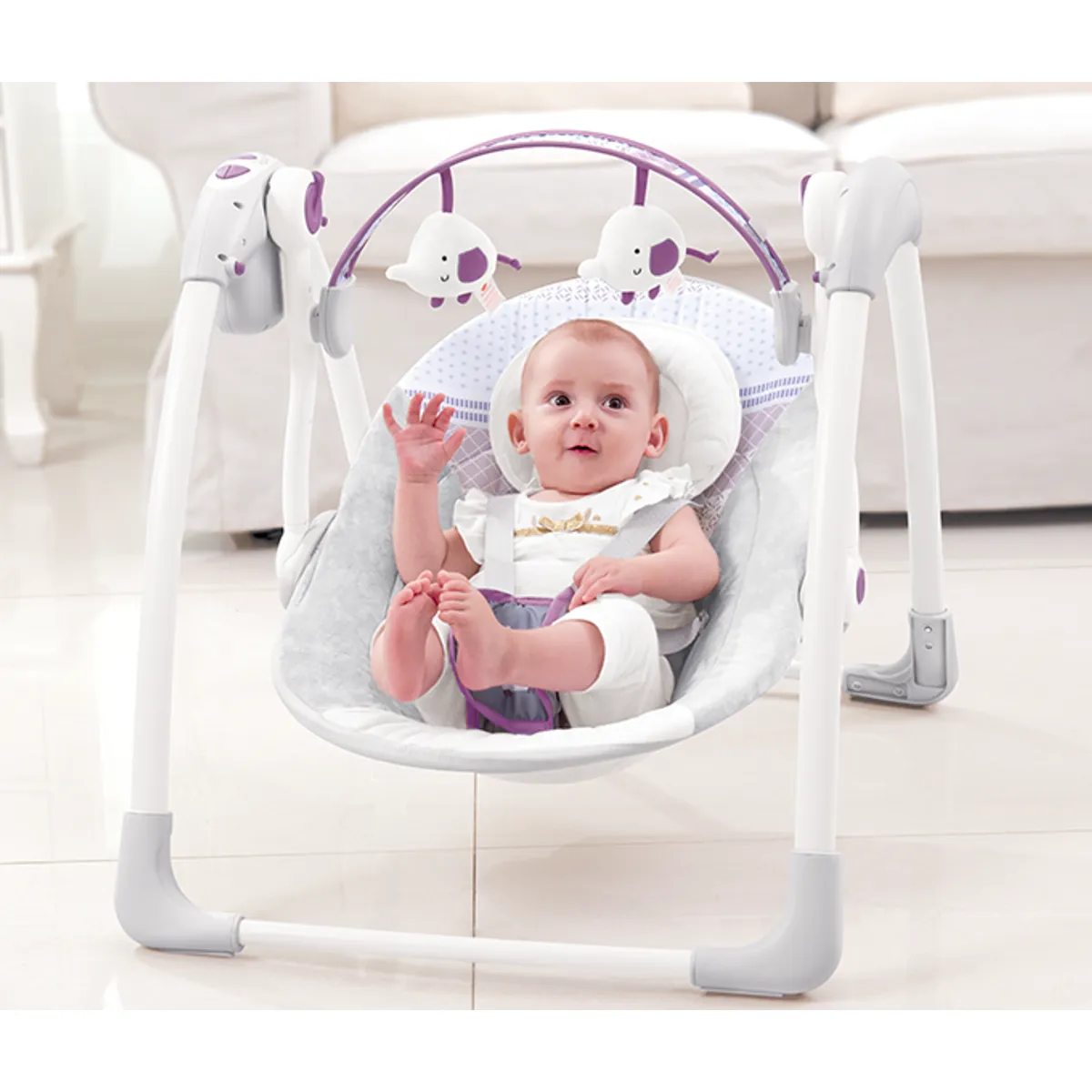 BABYKISS - MECEDORA ELECTRICA PORTATIL MUSICAL MASTELA