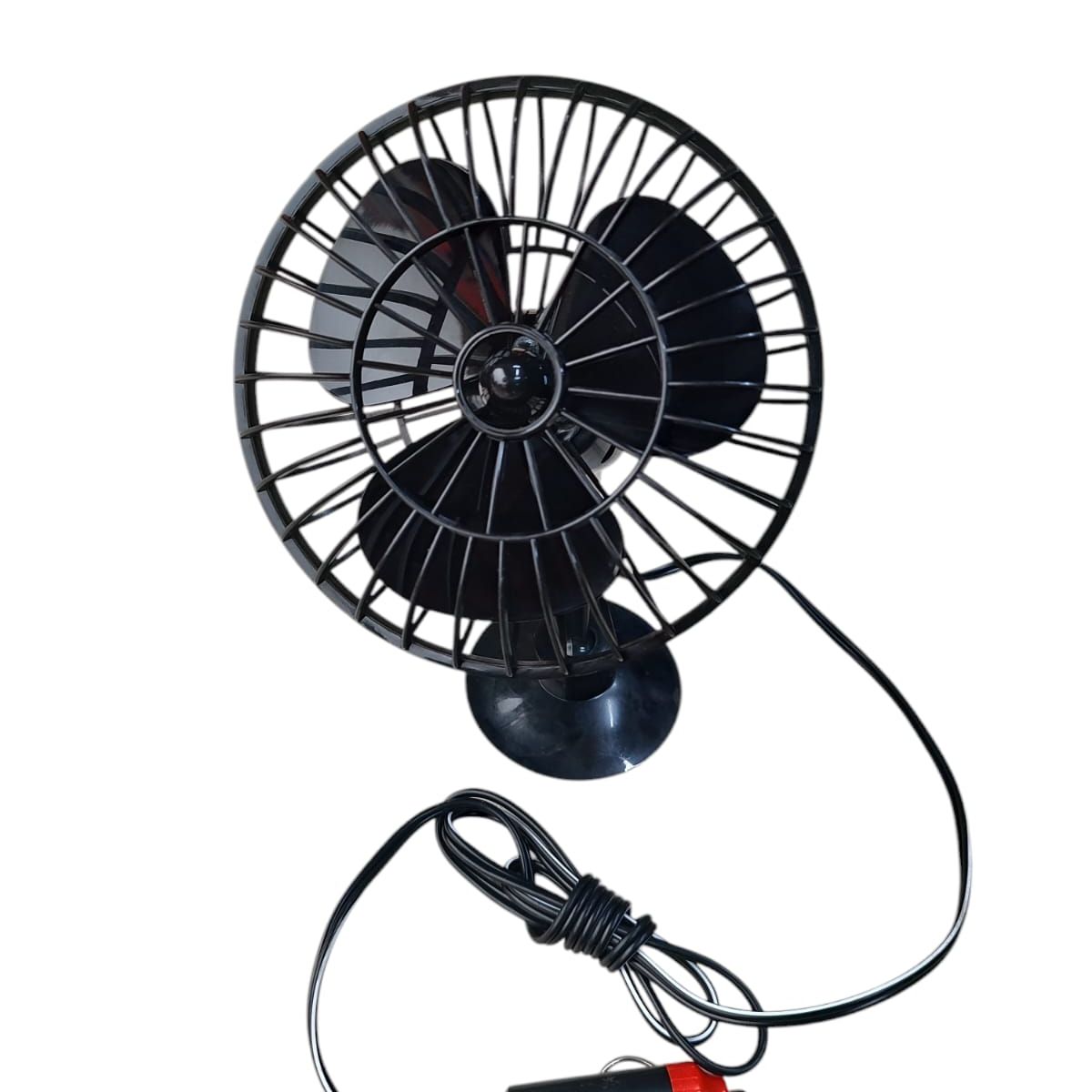 GENERICO - Ventilador Para Auto 4 pulgadas  12V Con Chupón