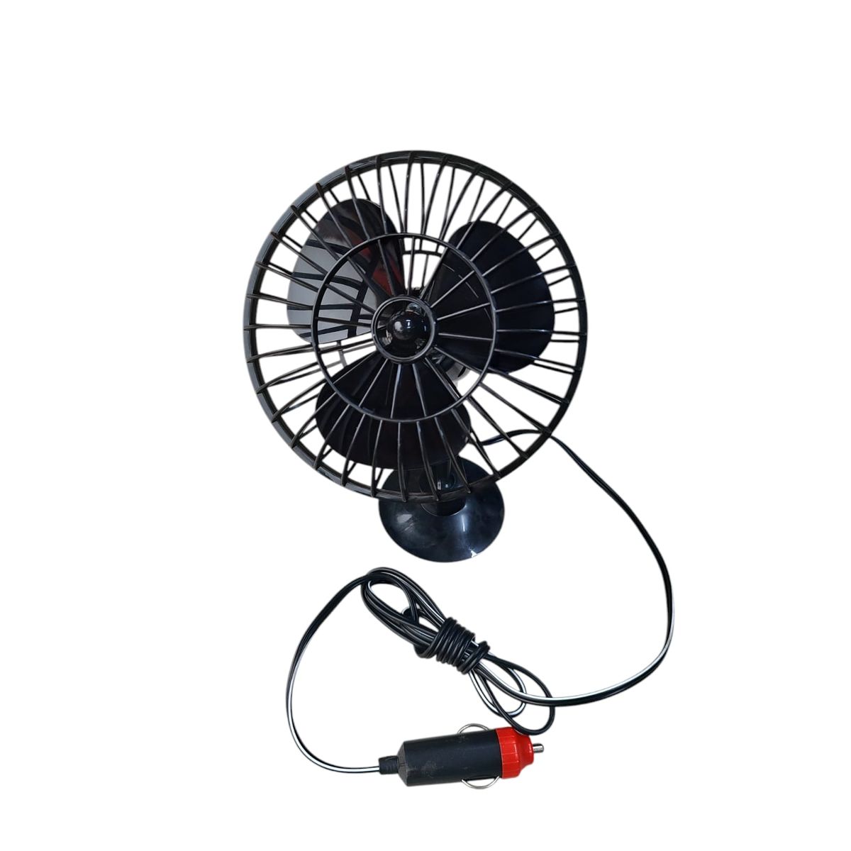 GENERICO - Ventilador Para Auto 4 pulgadas  12V Con Chupón