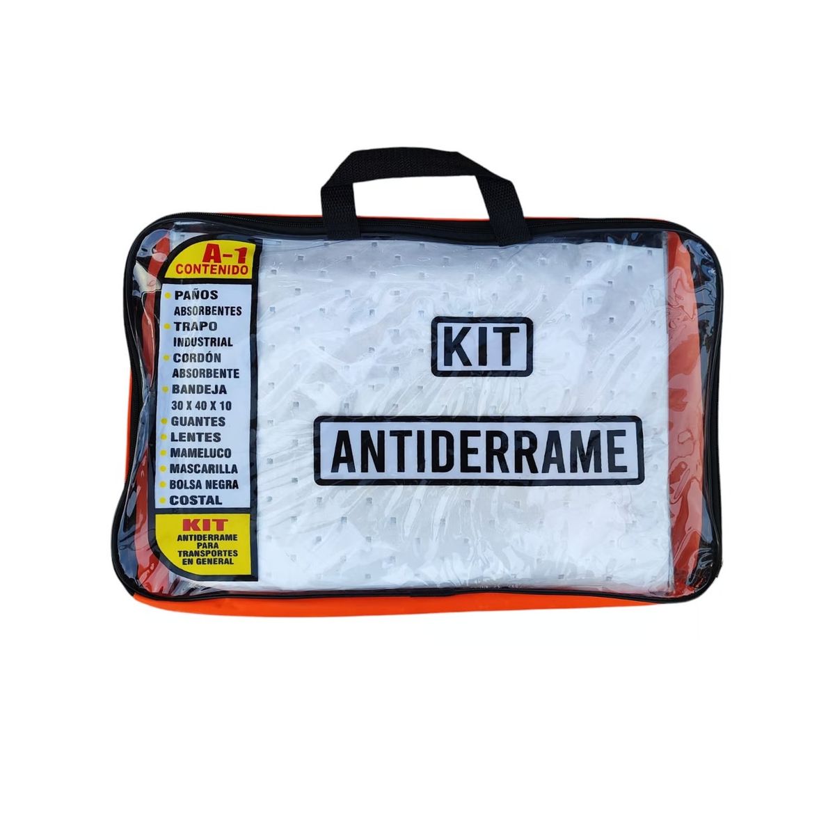 GENERICO - Kit Antiderrame Hidrocarburos Grande 60x40CM
