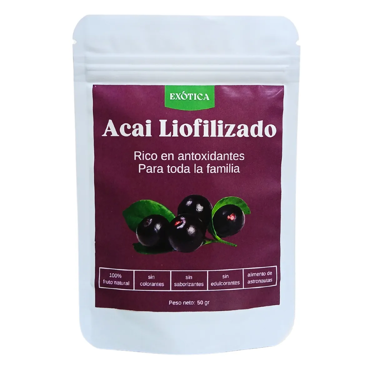 EXOTICA - Acai Liofilizado en polvo x 50 gr