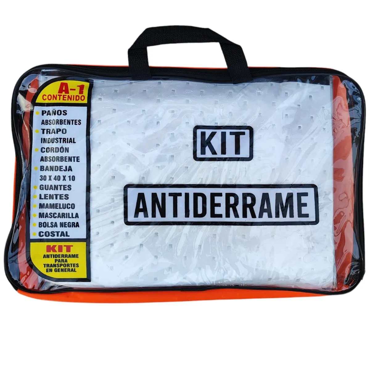 GENERICO - Kit Antiderrame Hidrocarburos Mediano 30x40CM