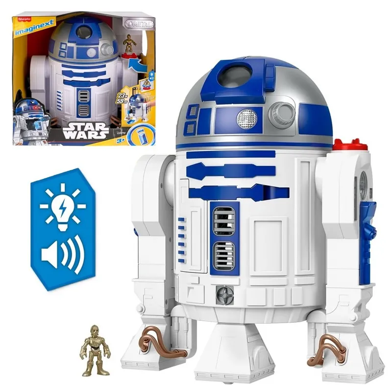 IMAGINEXT - Imaginext Star Wars R2-D2 Luces y Sonidos 45 cm