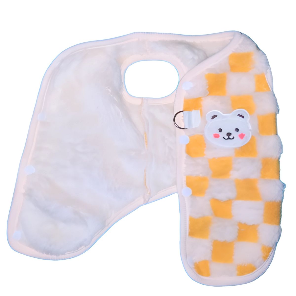 IDEAS PERFECTAS - Chaleco Ideas Perfectas Amarillo Peluche - Talla L