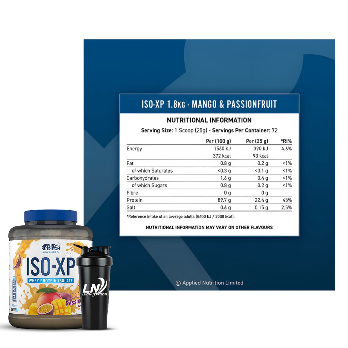 APPLIED NUTRITION - Iso XP 1.8 kg Mango & Passion Fruit