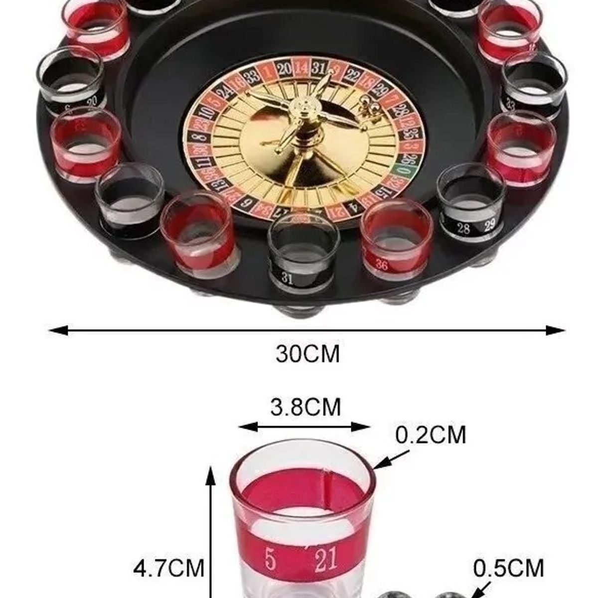 GENERICO - RULETA DE SHOTS JUEGO DE MESA