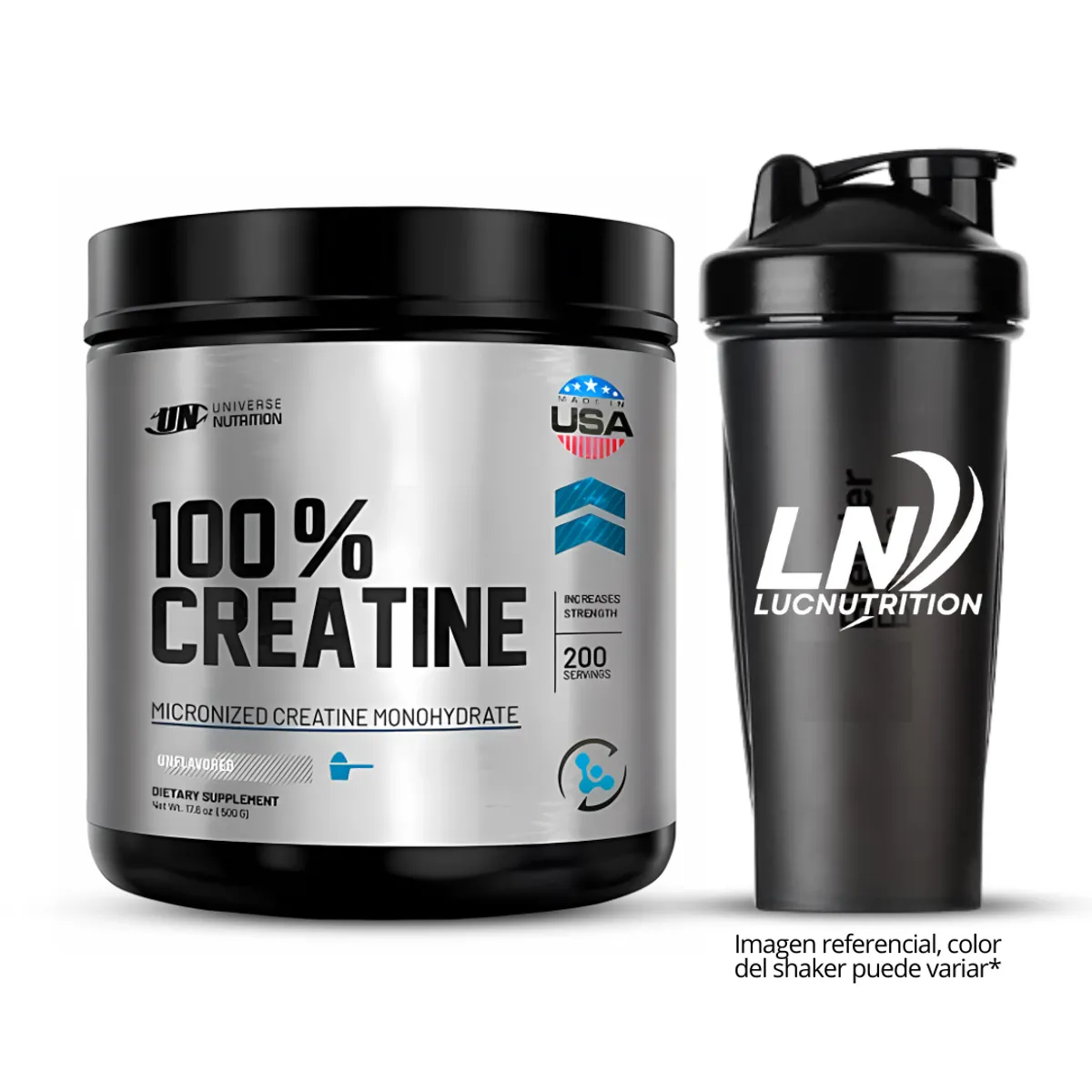 UNIVERSE NUTRITION - Creatina Universe Nutrition 500 g + Shaker