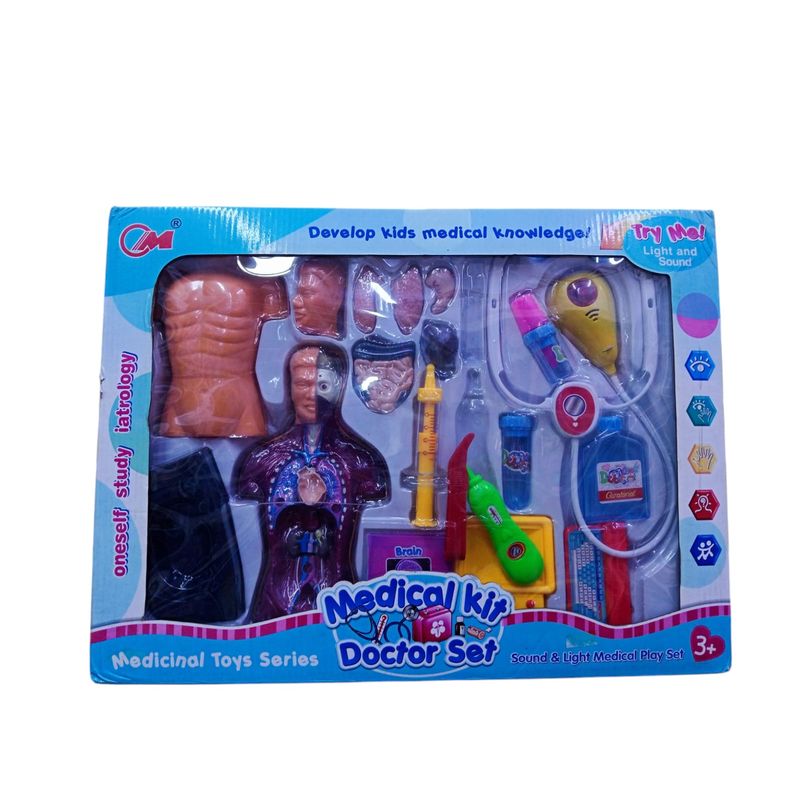 GENERICO - MEDICAL KIT DOCTOR SET CON CUERPO ARMABLE