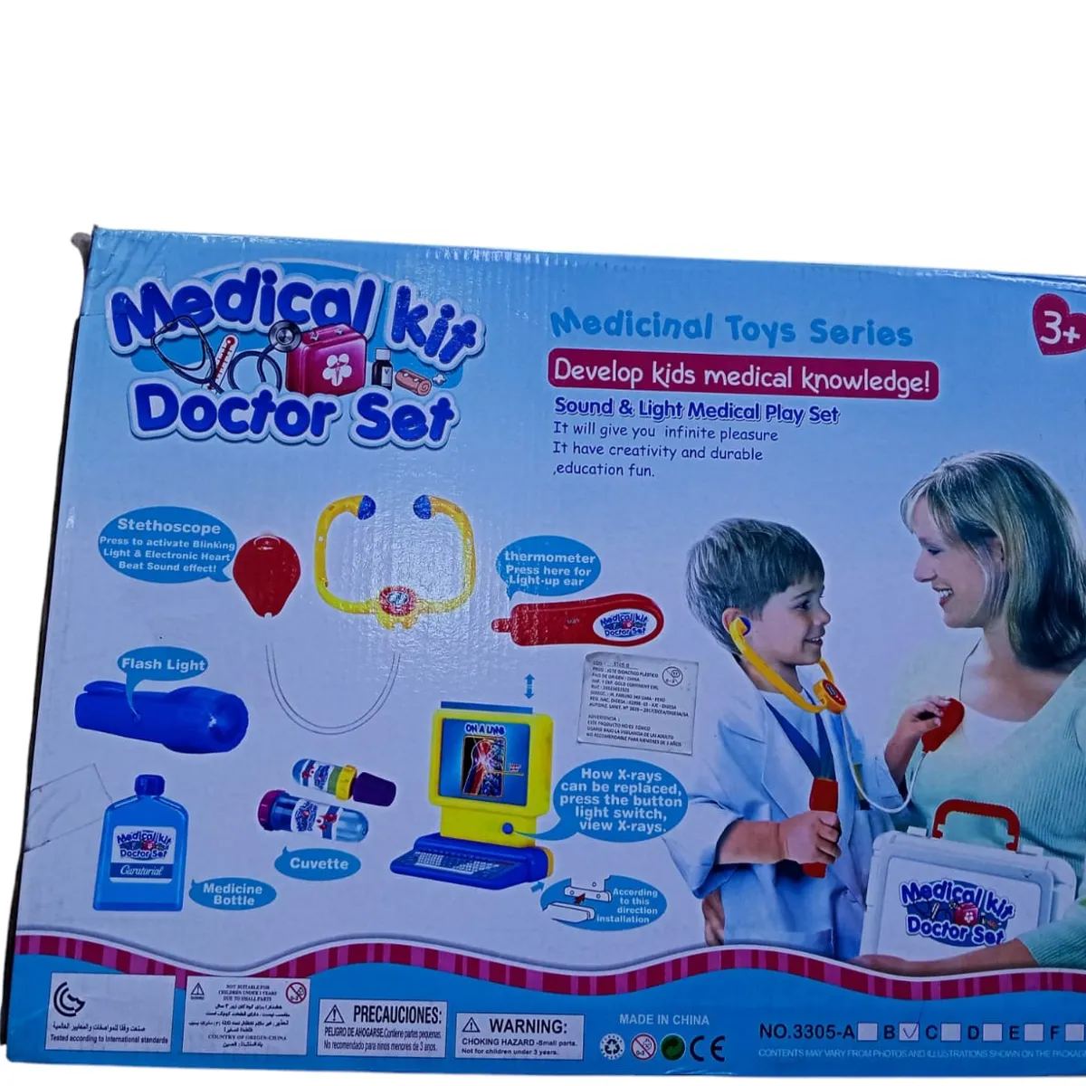 GENERICO - MEDICAL KIT DOCTOR SET CON CUERPO ARMABLE