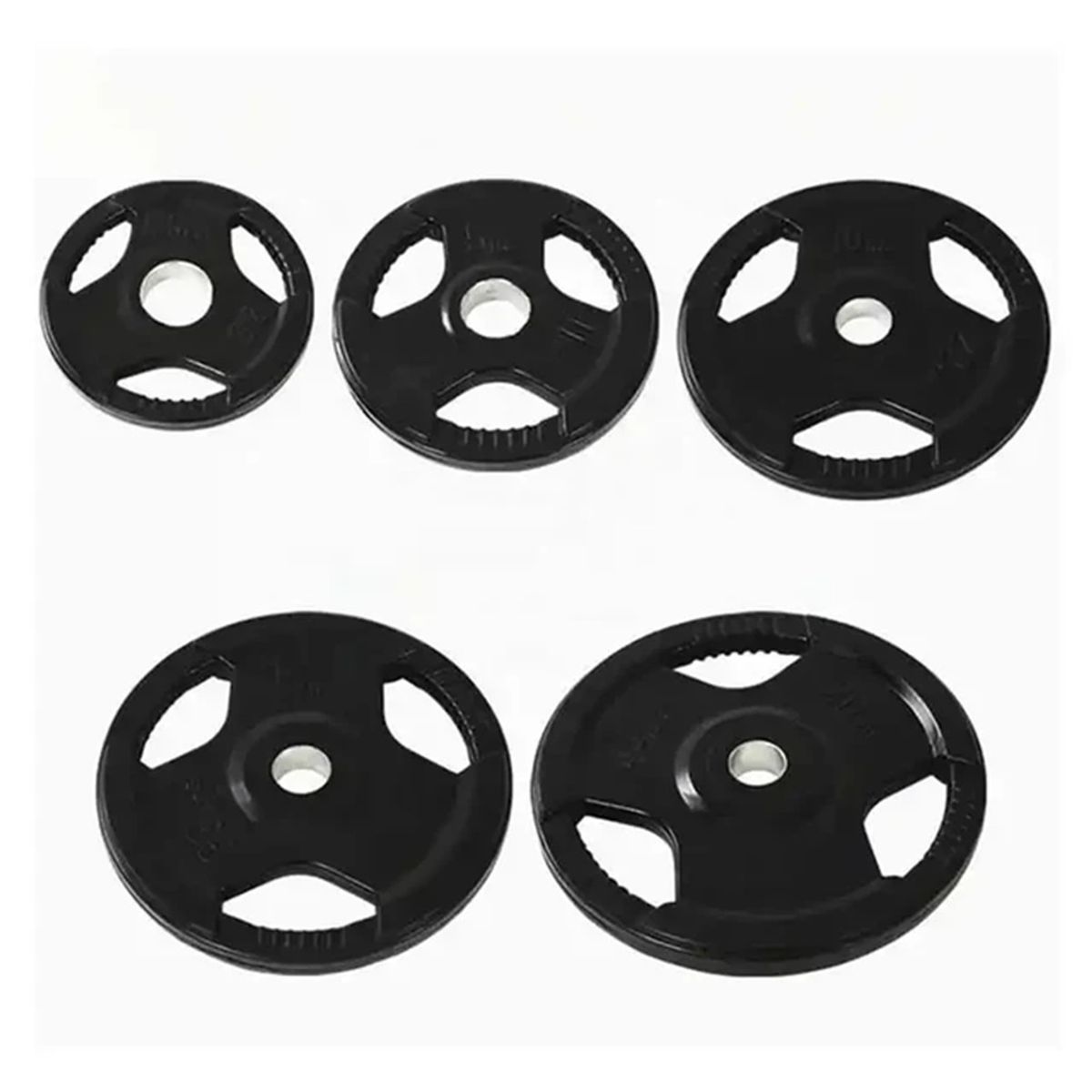 PROIRON - Par de Discos Olímpicos de Caucho Tri Agarre 20 Kg