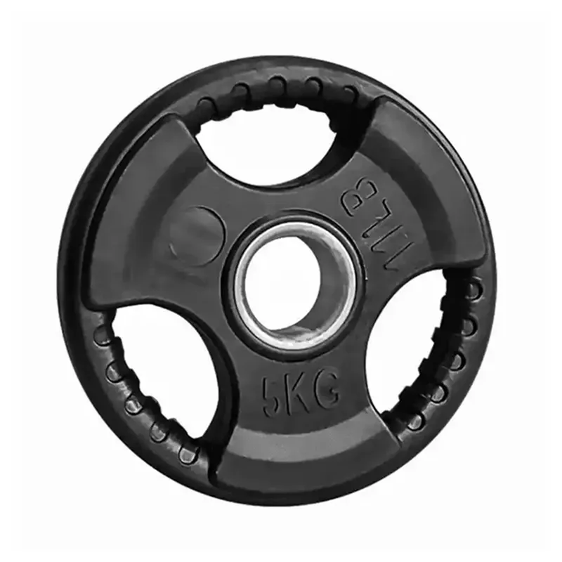 PROIRON - Par de Discos Olímpicos de Caucho Tri Agarre 5 Kg