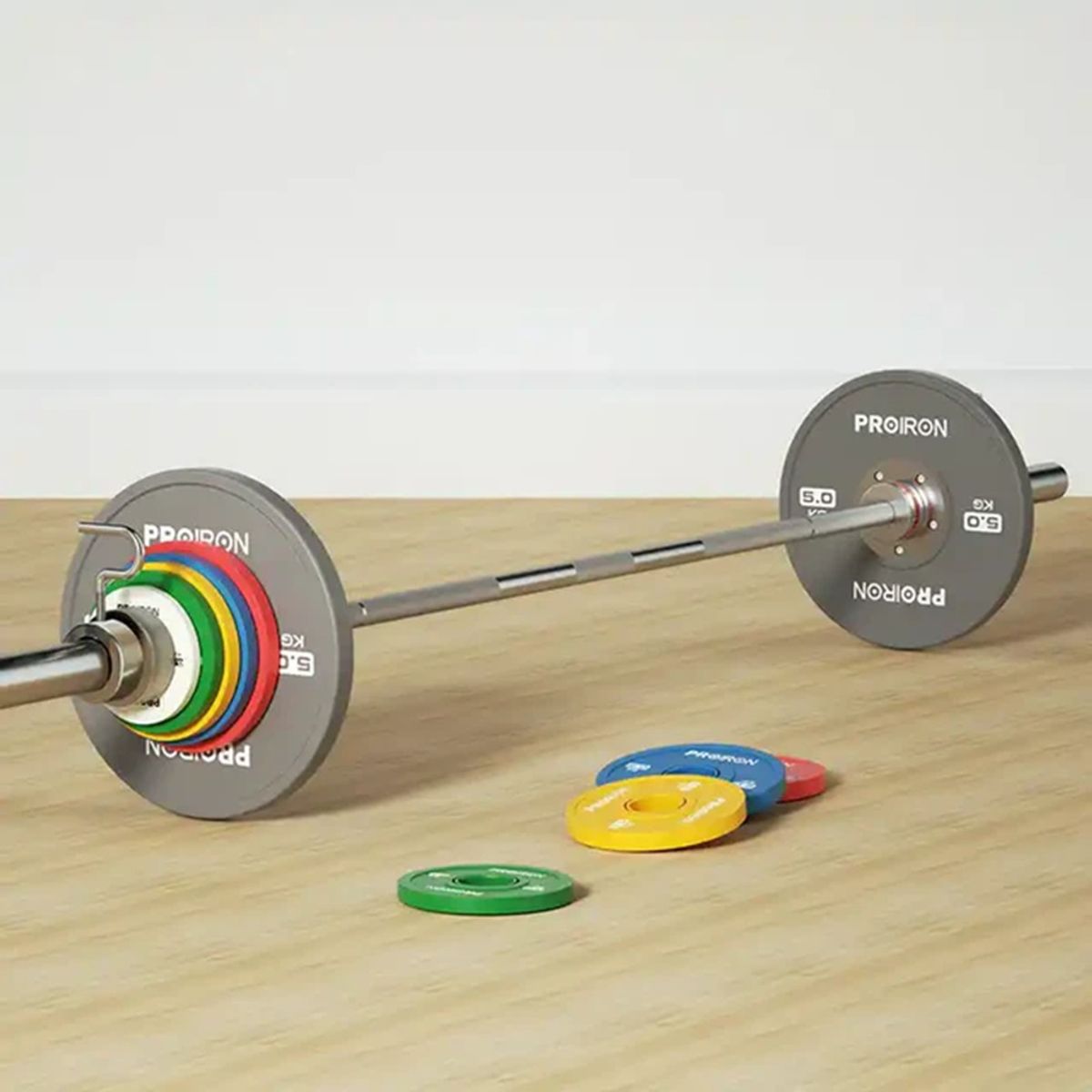 PROIRON - Par de Discos Olímpicos Fraccionales 2.5 KG Rojo