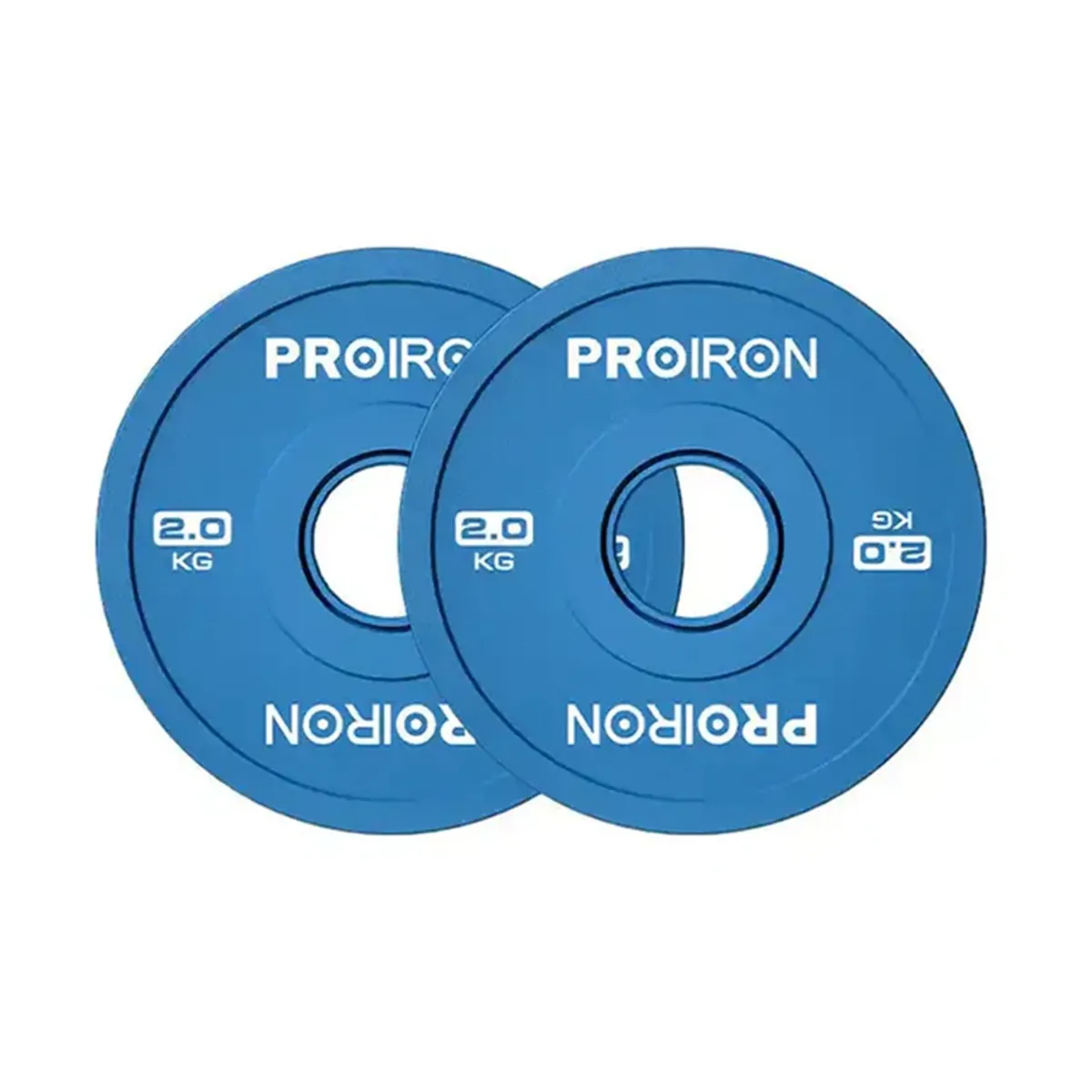 PROIRON - Par de Discos Olímpicos Fraccionales 2KG Azul