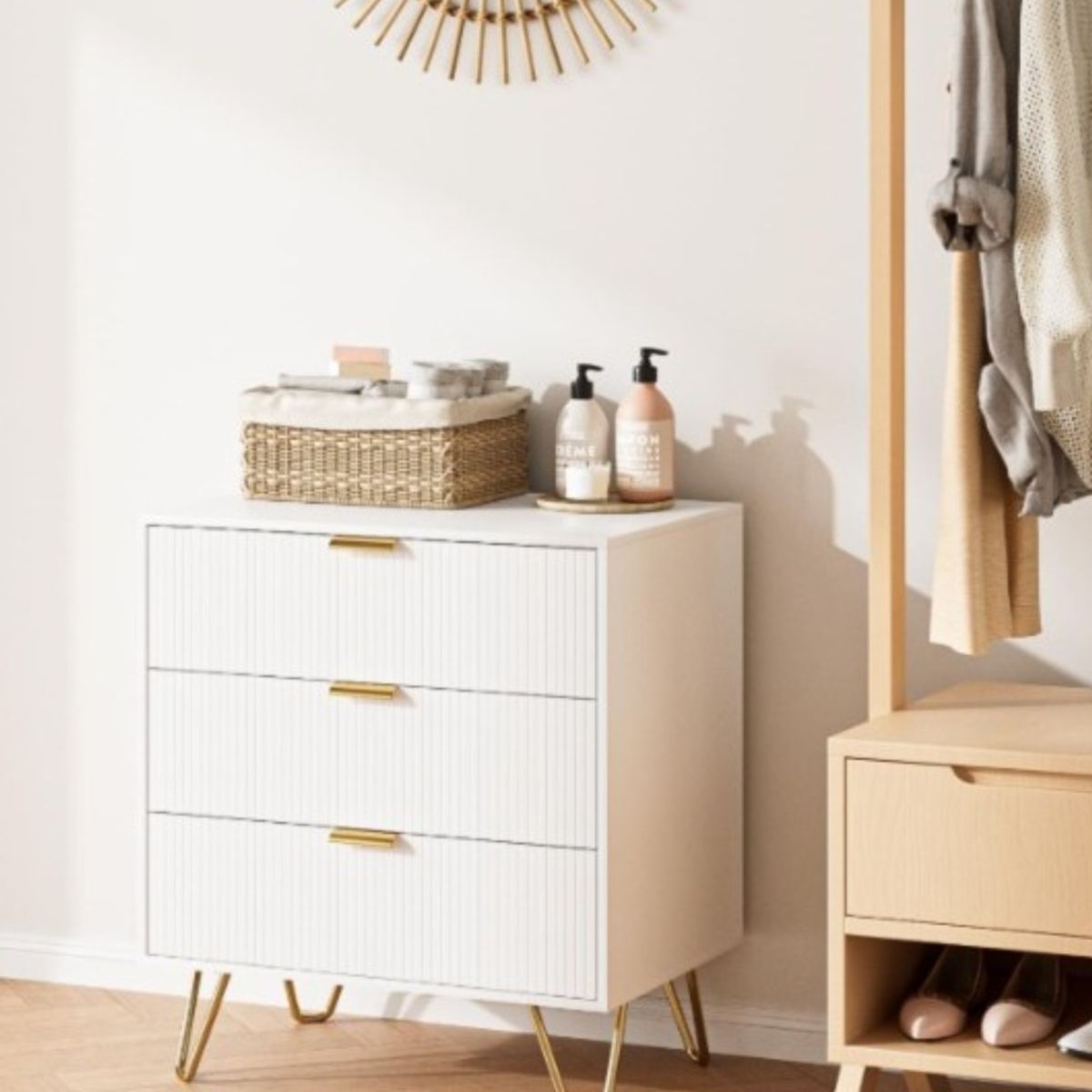 NACION MUEBLES - VELADOR BLANCO KAT NM