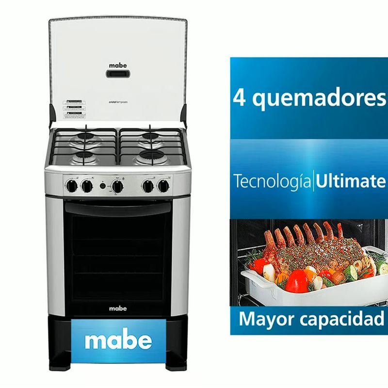 MABE - Cocina Mabe CMP6014AG0 Encendido Electrico 4 hornillas