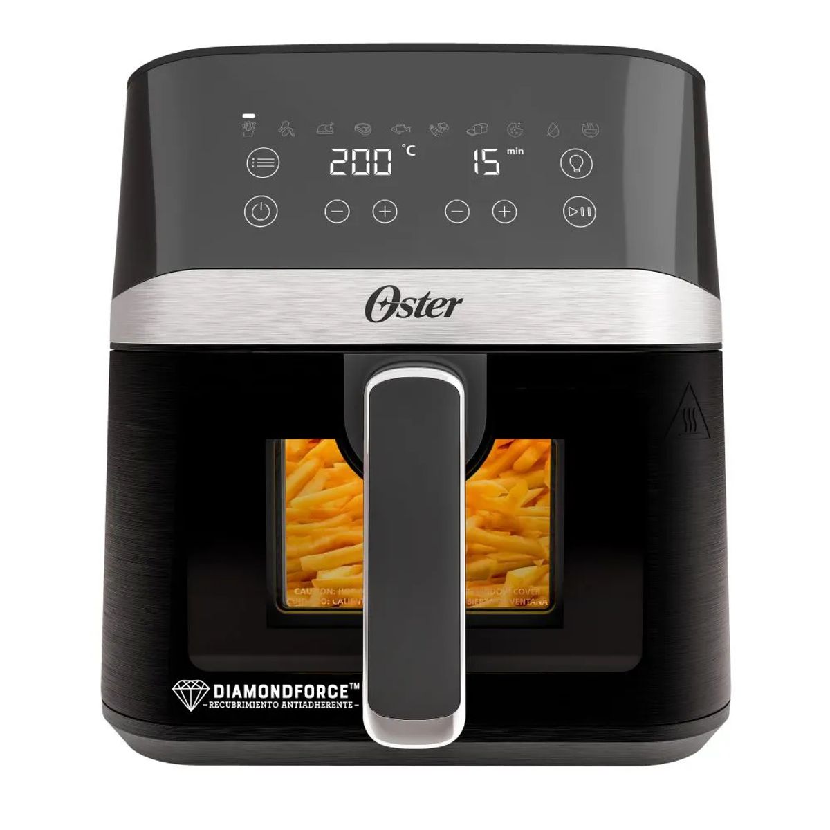 OSTER - Freidora de Aire Digital Oster® de 4L con Recubrimiento CKSTAF40WDDF