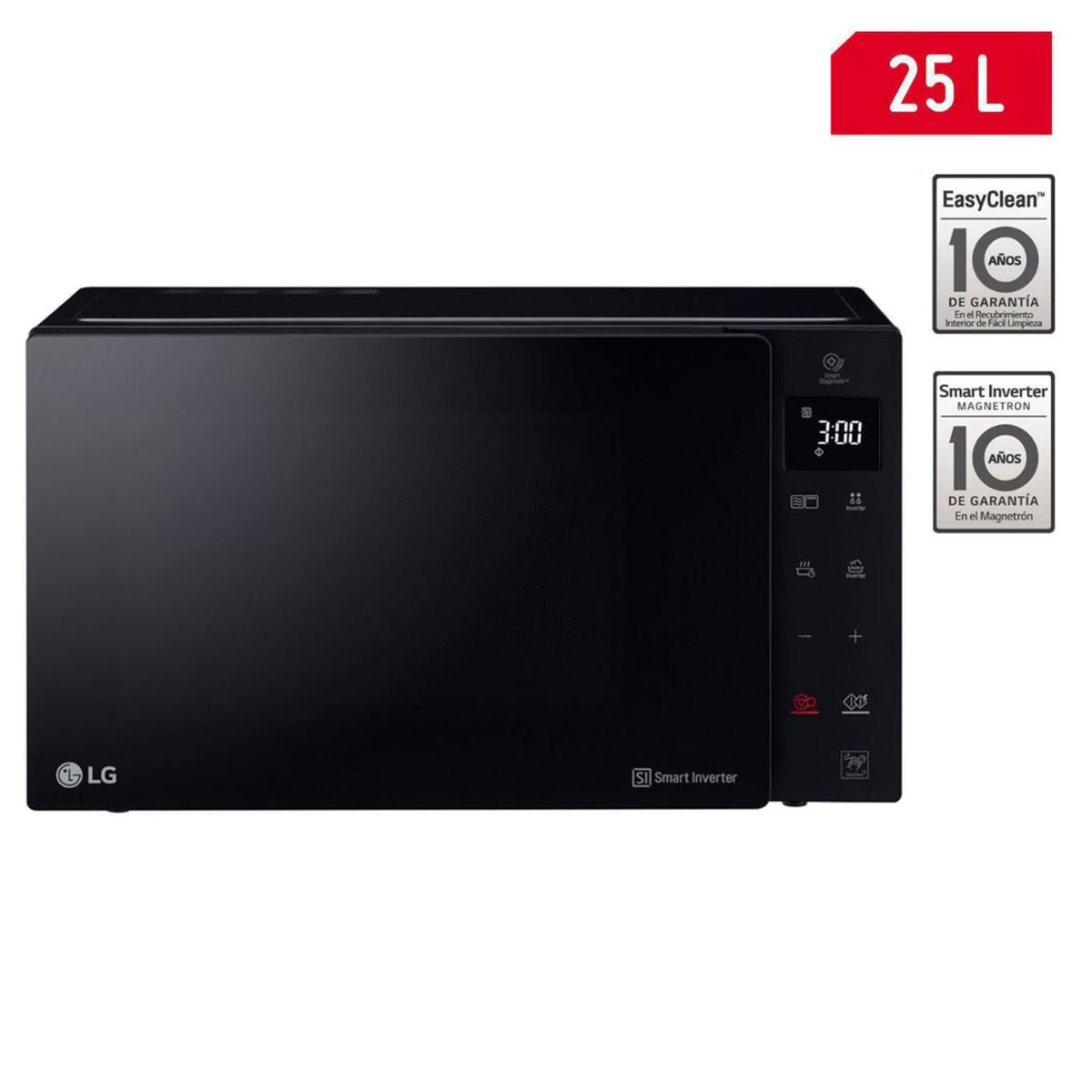 LG - Horno Microondas LG MS2536GIS 25Lts con Dorador