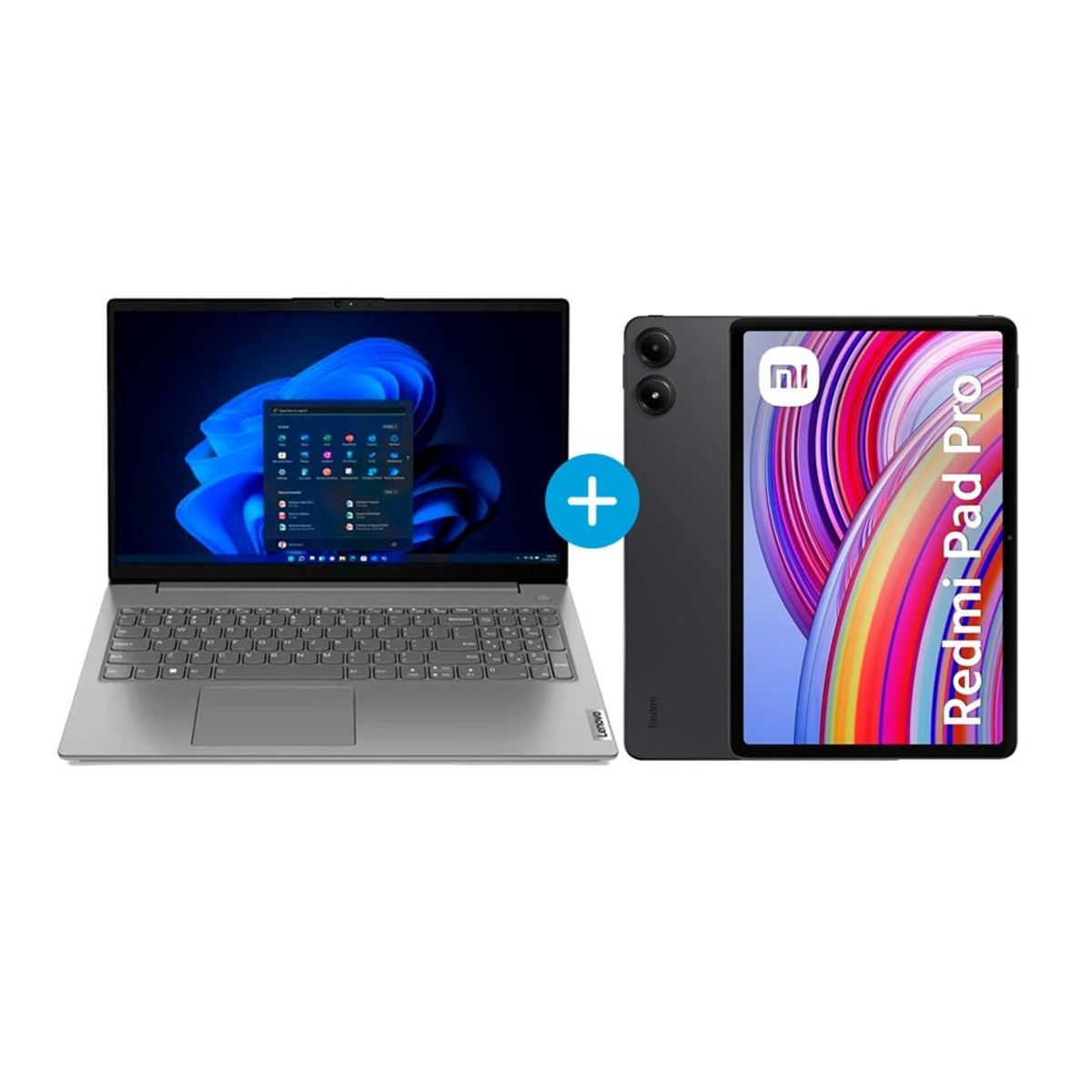 LENOVO - Combo Laptop Lenovo V15 G4 IRU Core i7 512GB 16GB Tablet Xiaomi Redmi Pad Pro 256GB 8GB Gris