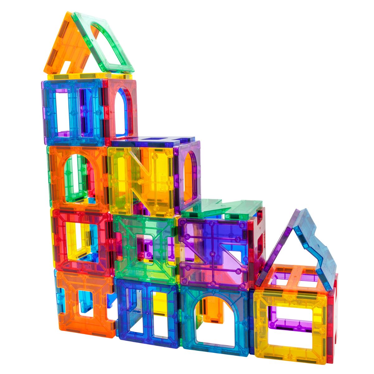 PICASSO TILES - Juego de Bloques de Construcción Magnéticos de 42 piezas