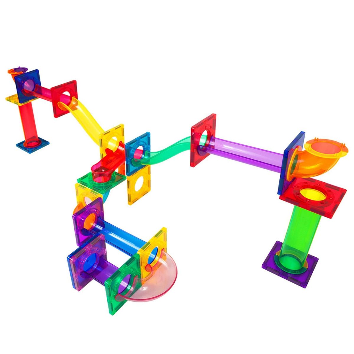 PICASSO TILES - Bloques Magnéticos Pista de Canicas de 40 piezas