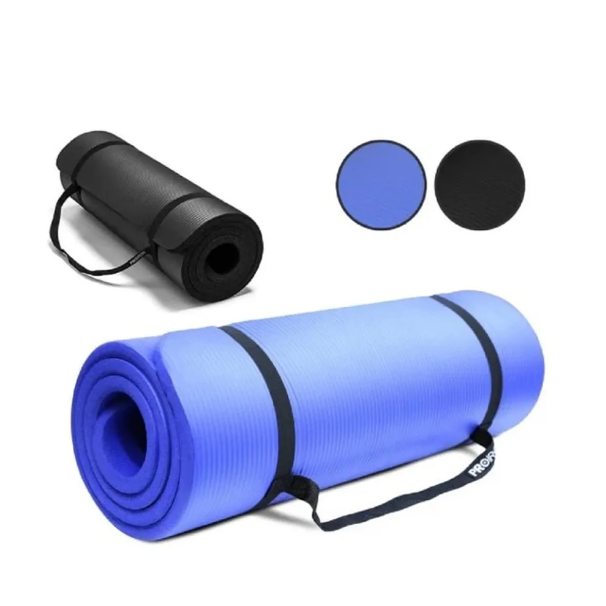 PROIRON - Mat de Pilates de 15mm Negro