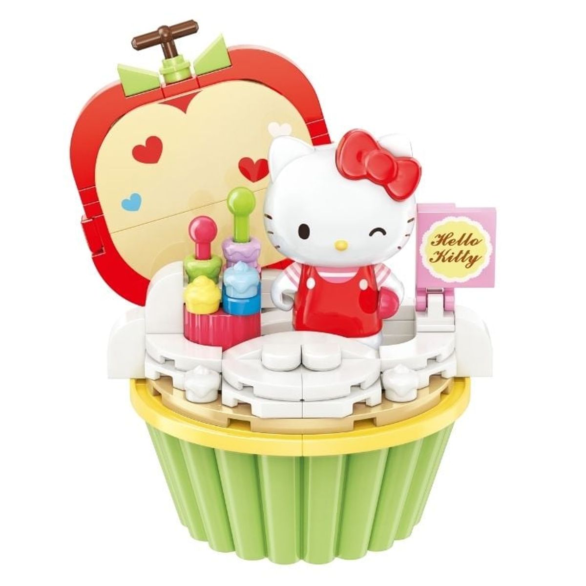 HELLO KITTY - HELLO KITTY CUPCAKE SANRIO SERIES JUEGO DE BLOQUES