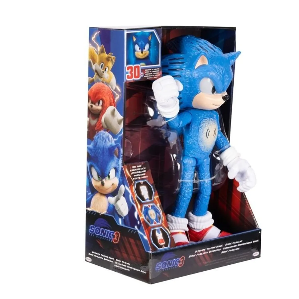 SONIC - SONIC 3 MOVIE - FIGURA SONIC INTERACTIVO