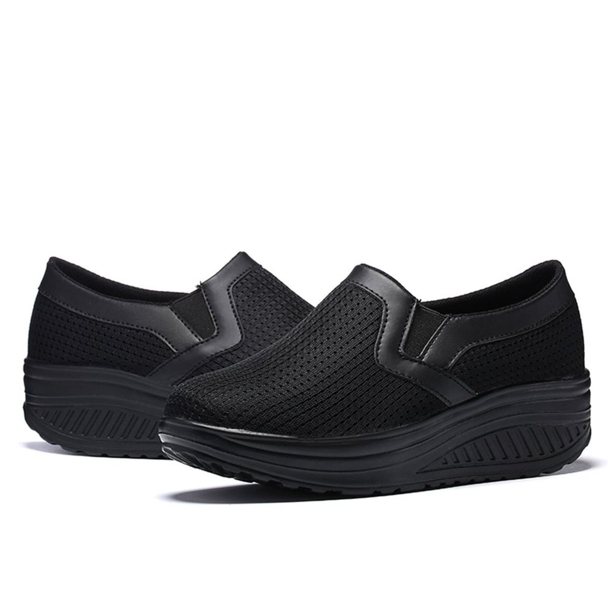 TIOZONEY - Zapatillas casuales para Mujer - Negro