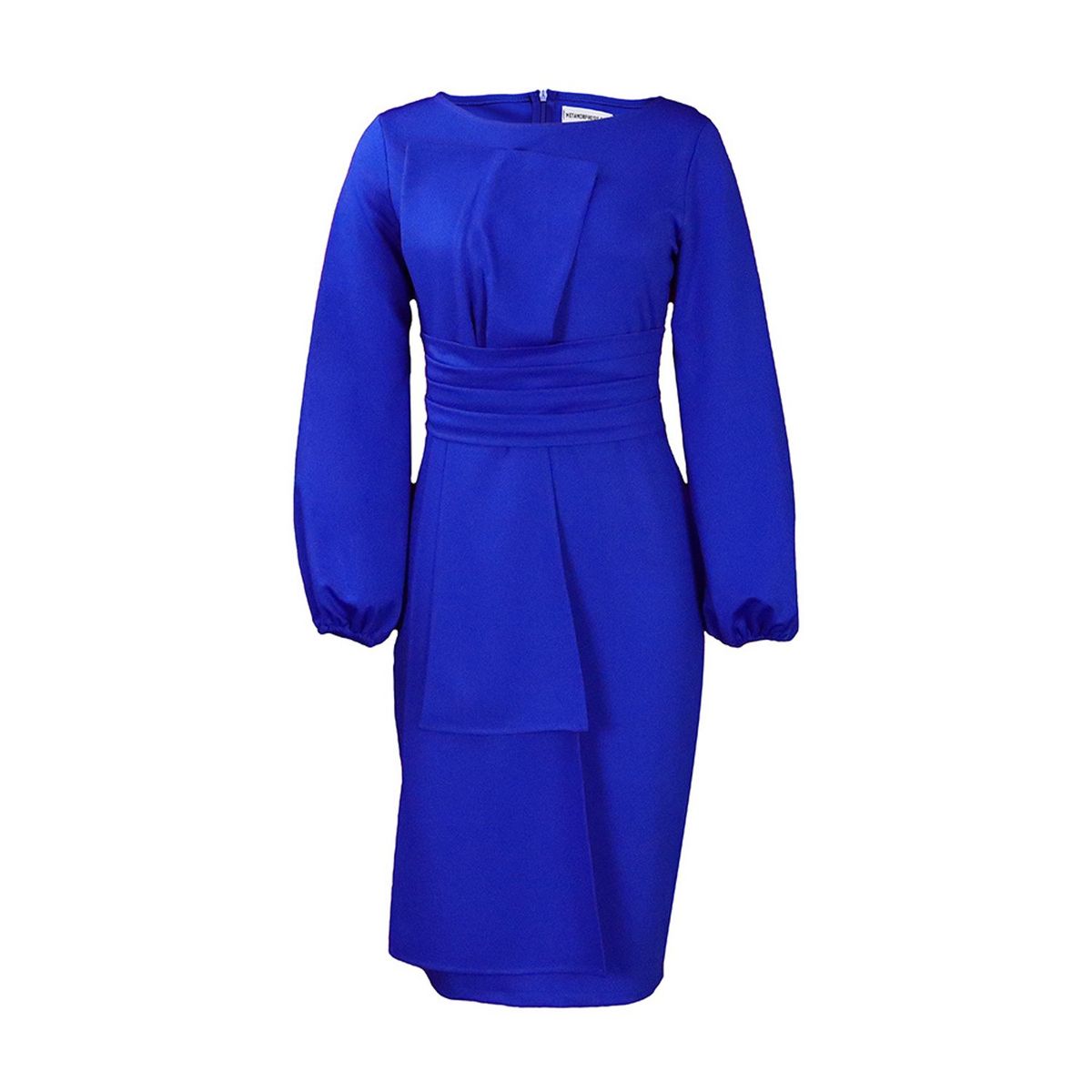 TIOZONEY - Vestido de mujer a la cadera con cuello redondo