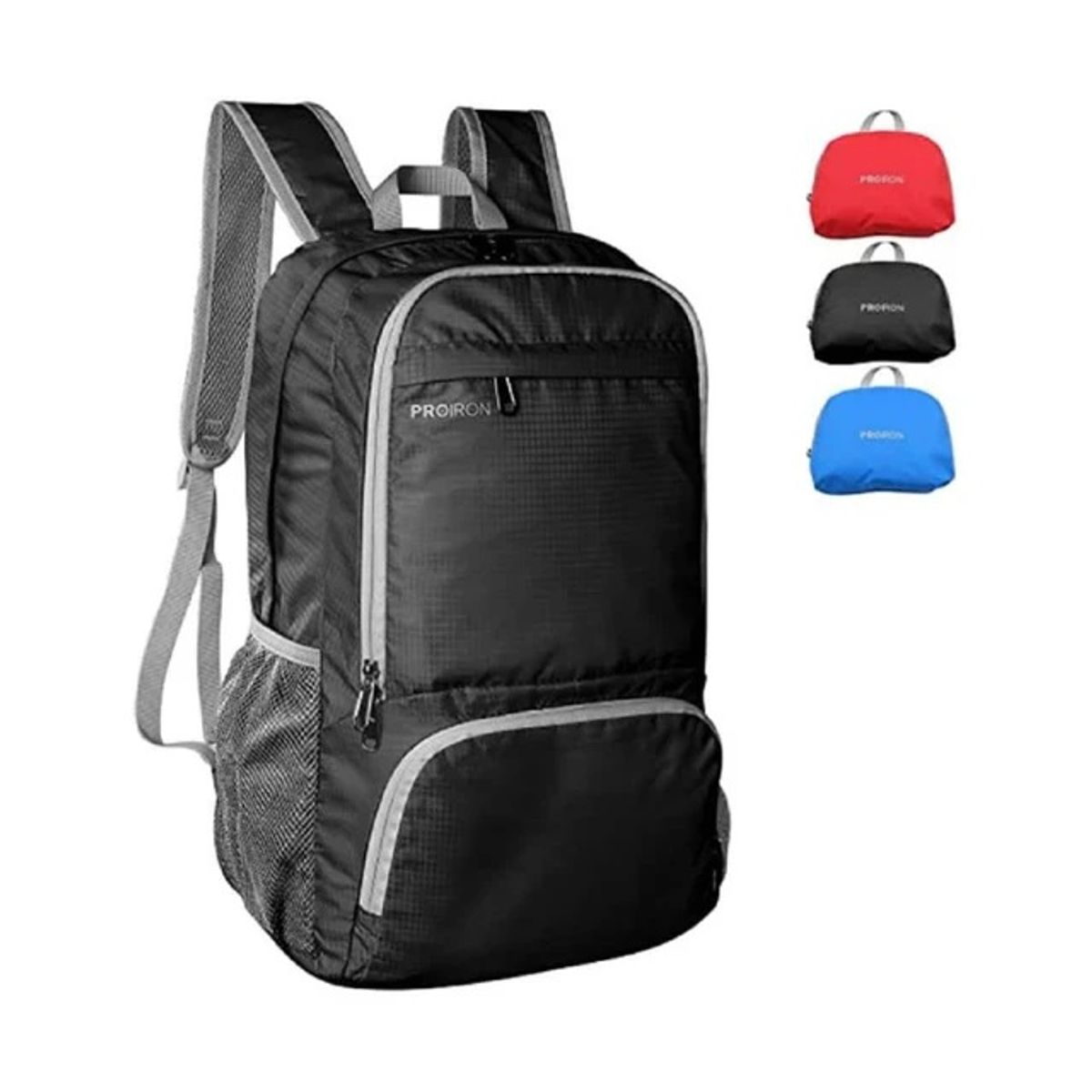 PROIRON - Mochila Ultraligera Negro