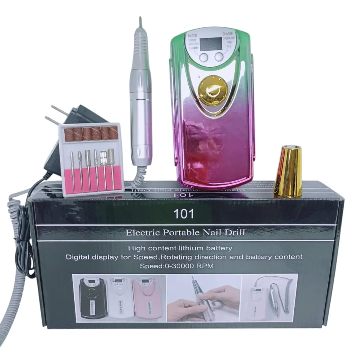 OEM - Drill Pulidor de Uñas para Manicura Pedicura Recargable