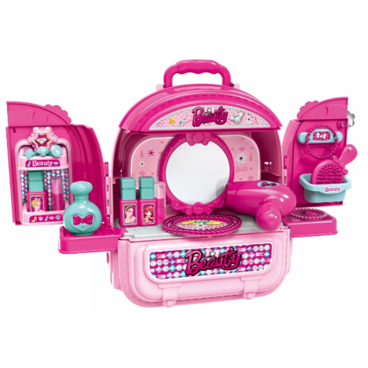 GENERICO - Set de Belleza en Mochila 3 en 1 - GLOBAL KIDS