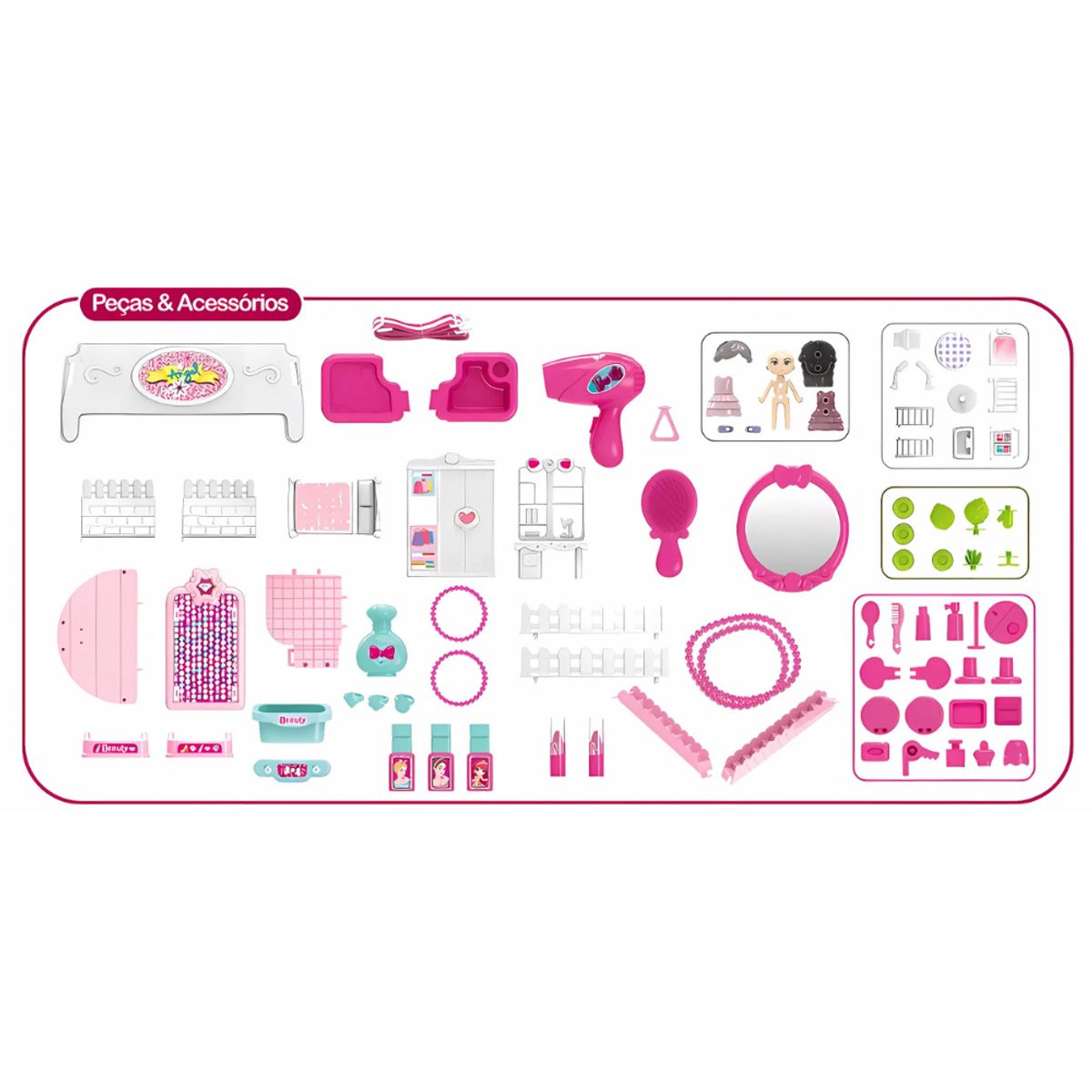 GENERICO - Set de Belleza en Mochila 3 en 1 - GLOBAL KIDS