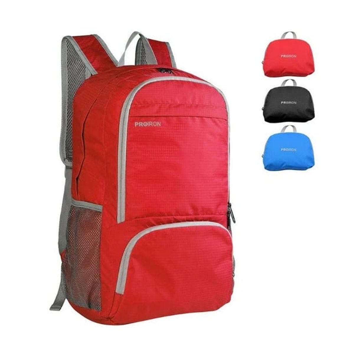 PROIRON - Mochila Ultraligera Rojo