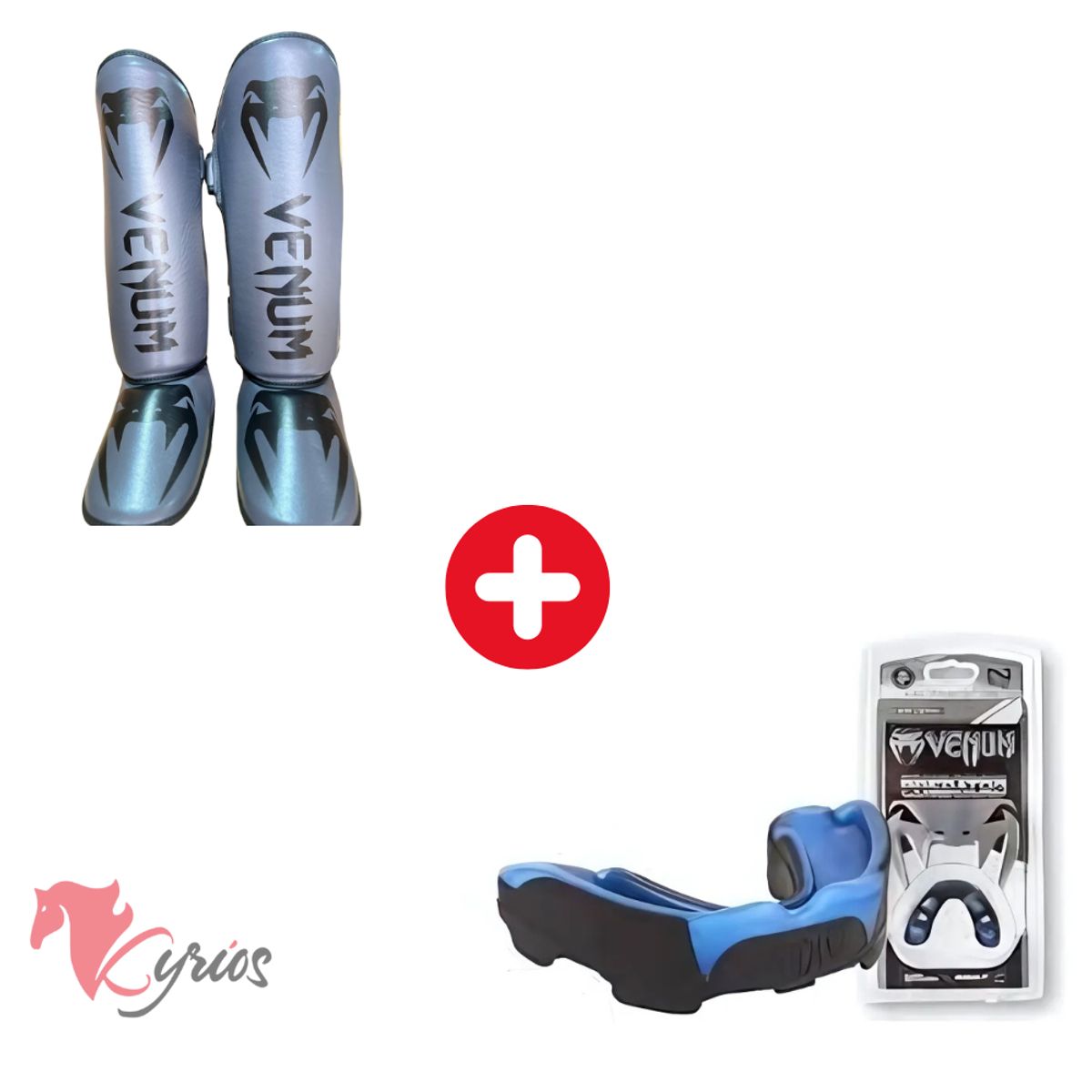 VENUM - Canilleras Venum Talla M + Bucal Venum