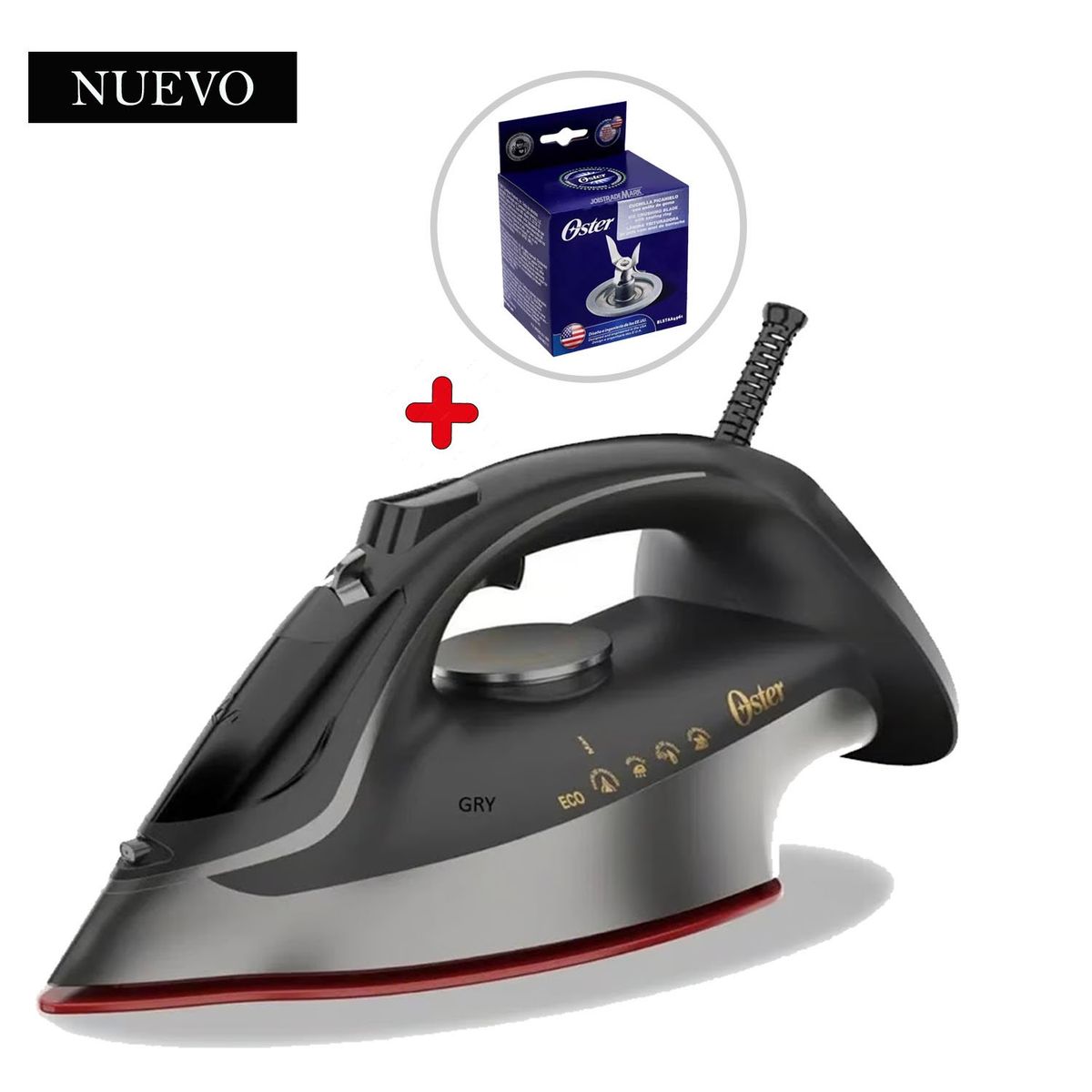 OSTER - Plancha de Vapor Aeroceramica Oster GCSTAC6953 +Cuchilla 4961