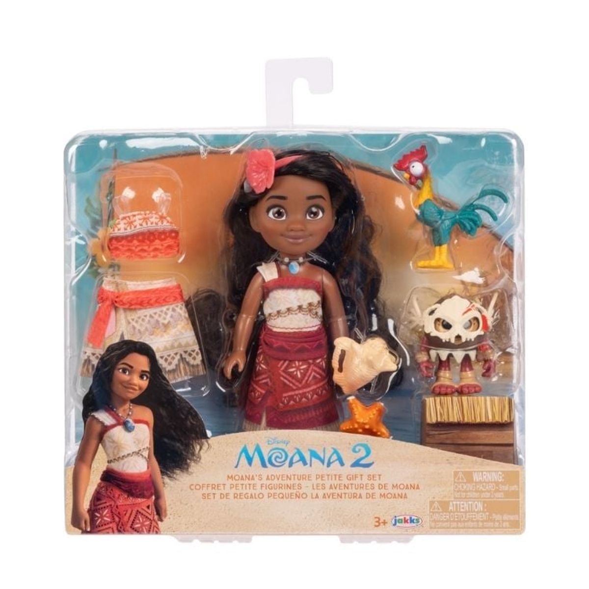 DISNEY - SET MOANA 2 6" MOANA & FRIENDS -MOANA 2 PELICULA