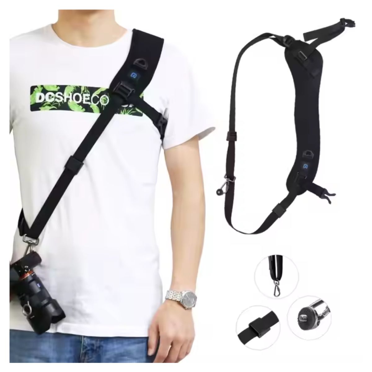 PULUZ - Correa Puluz  de Hombro para Camara Dsrl
