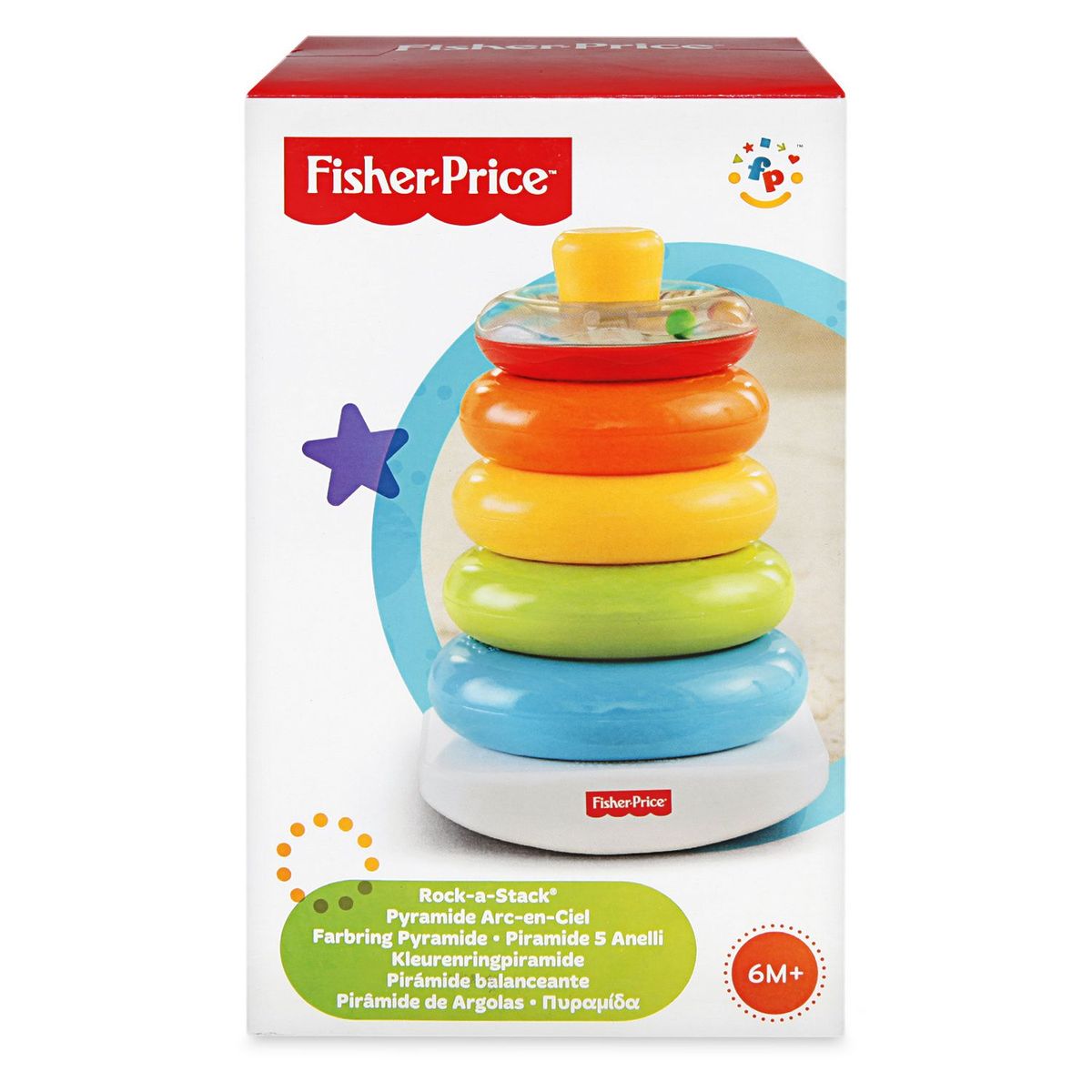 FISHER PRICE - Juguete de Bebé Pila de Aritos Fisher Price