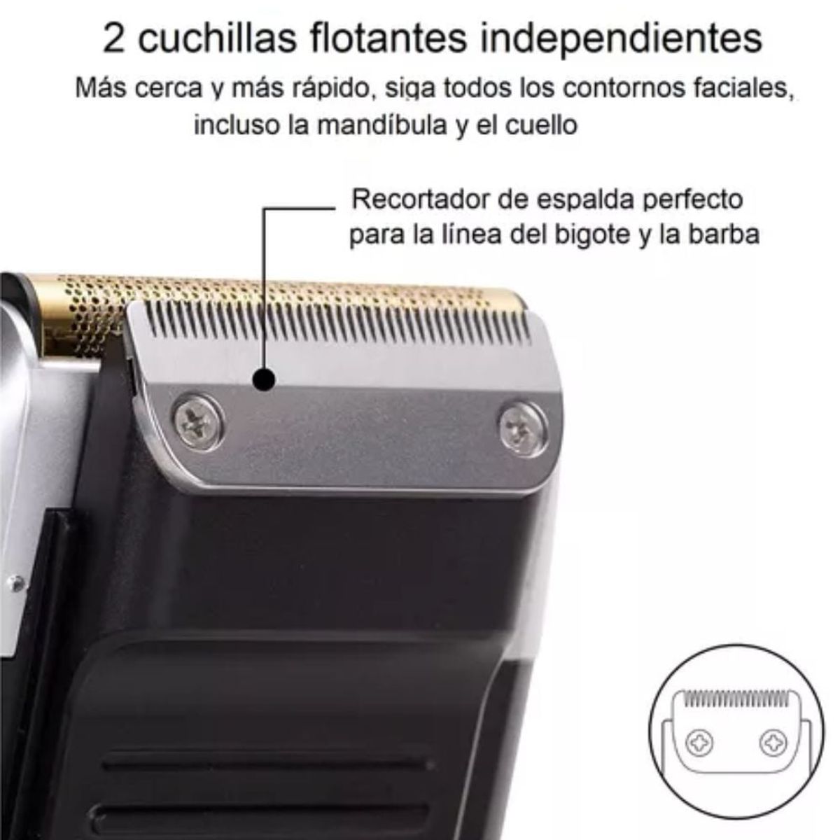 KEMEI - Shaver Kemei Recargable KM - 2026