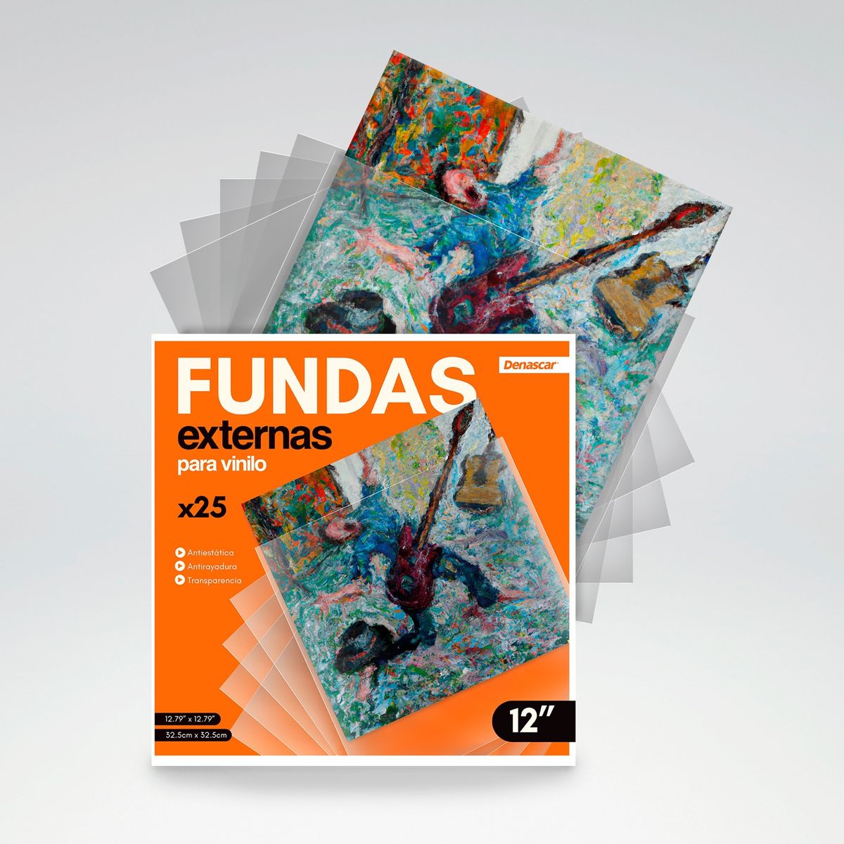 GENERICO - Fundas Externas Para Vinilo Por 25 Unidades