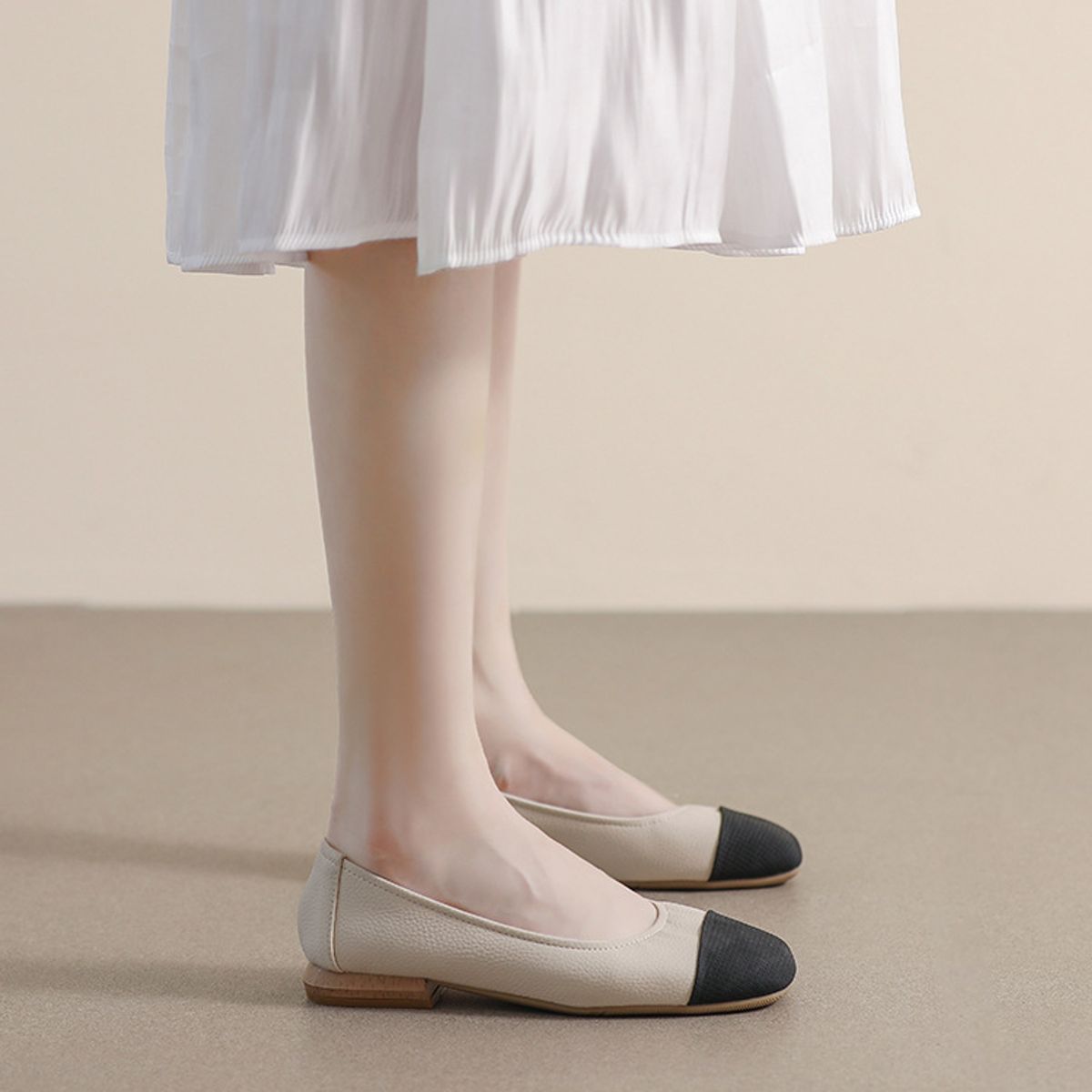 BLWOENS - Zapatos planos de para mujeres Zapatilla - Negro