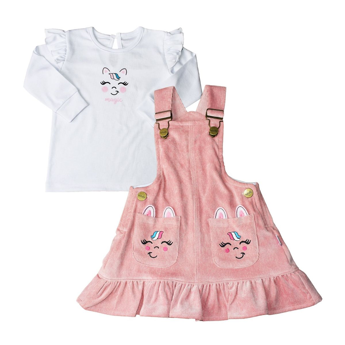 BEBELU - Conjunto Babycord Carlita Para Niña Bebelú